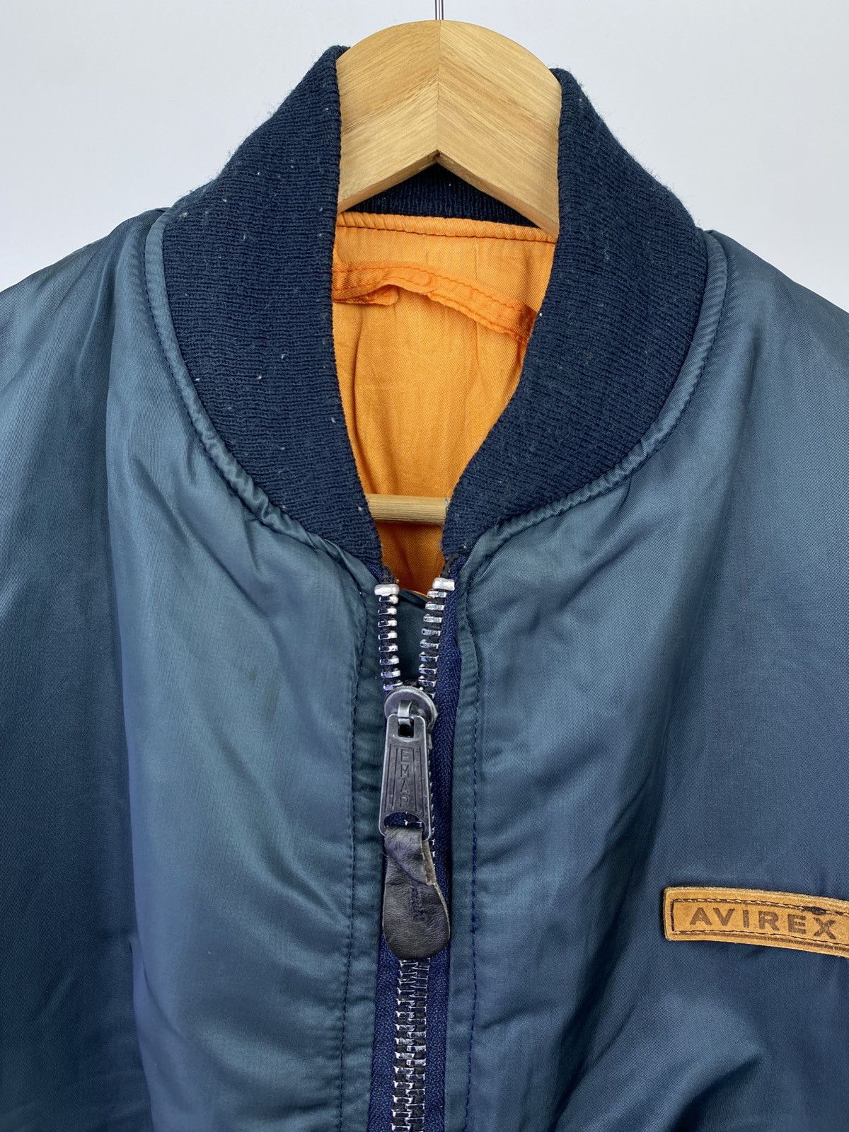 Avirex Vintage 90’s Avirex MA-1 Dark Green Reversible Flight Jacket Size US M / EU 48-50 / 2 - 3 Thumbnail