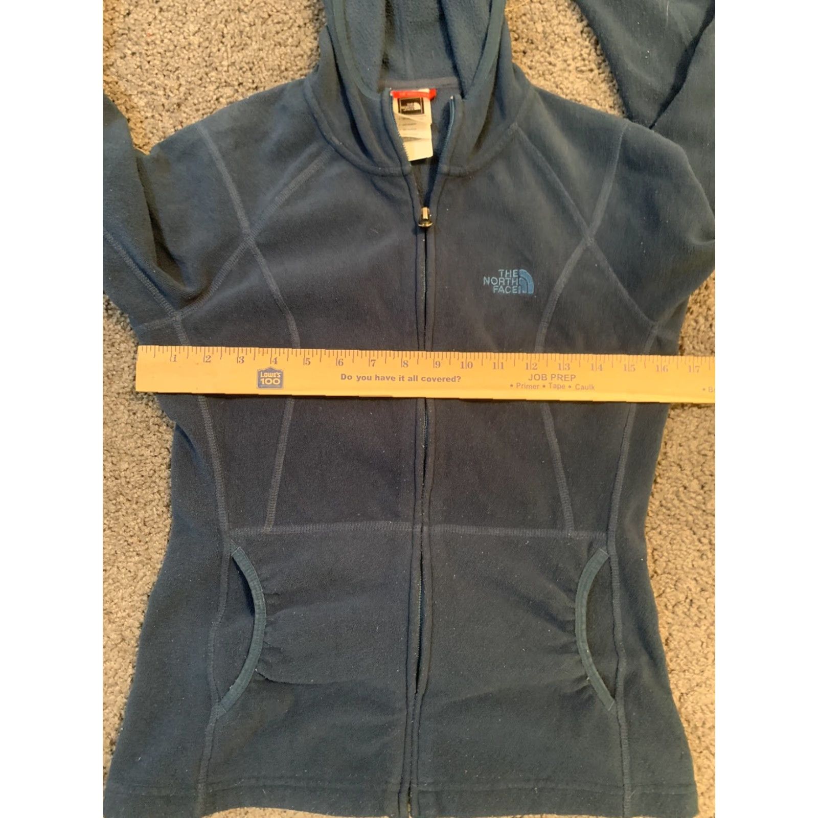 The North Face The North Face Hooded Fleece Jacket Full Zipper Small BLUE Shirt Women Regular S Blue Logo Zipper Hooded Lightweight Casual Outdoor Size S / US 4 / IT 40 - 4 Thumbnail