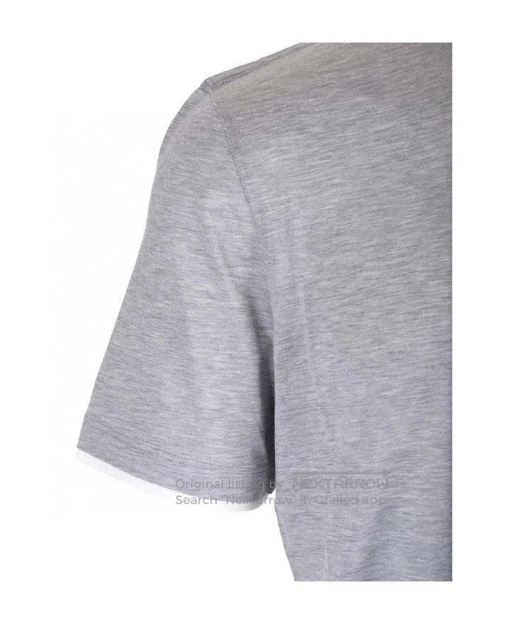 Brunello Cucinelli Brunello Cucinelli Silk-Cotton Layered T-shirt. Size US M / EU 48-50 / 2 - 3 Thumbnail