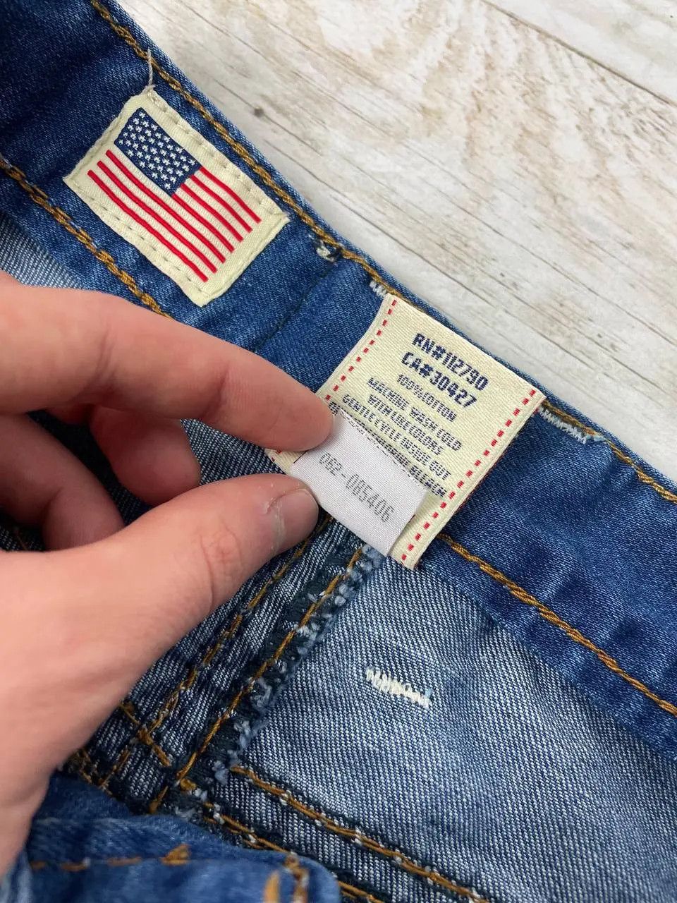 True Religion Vintage True Religion Billy Super Big T Jeans Denim Y2K Size US 30 / EU 46 - 16 Thumbnail