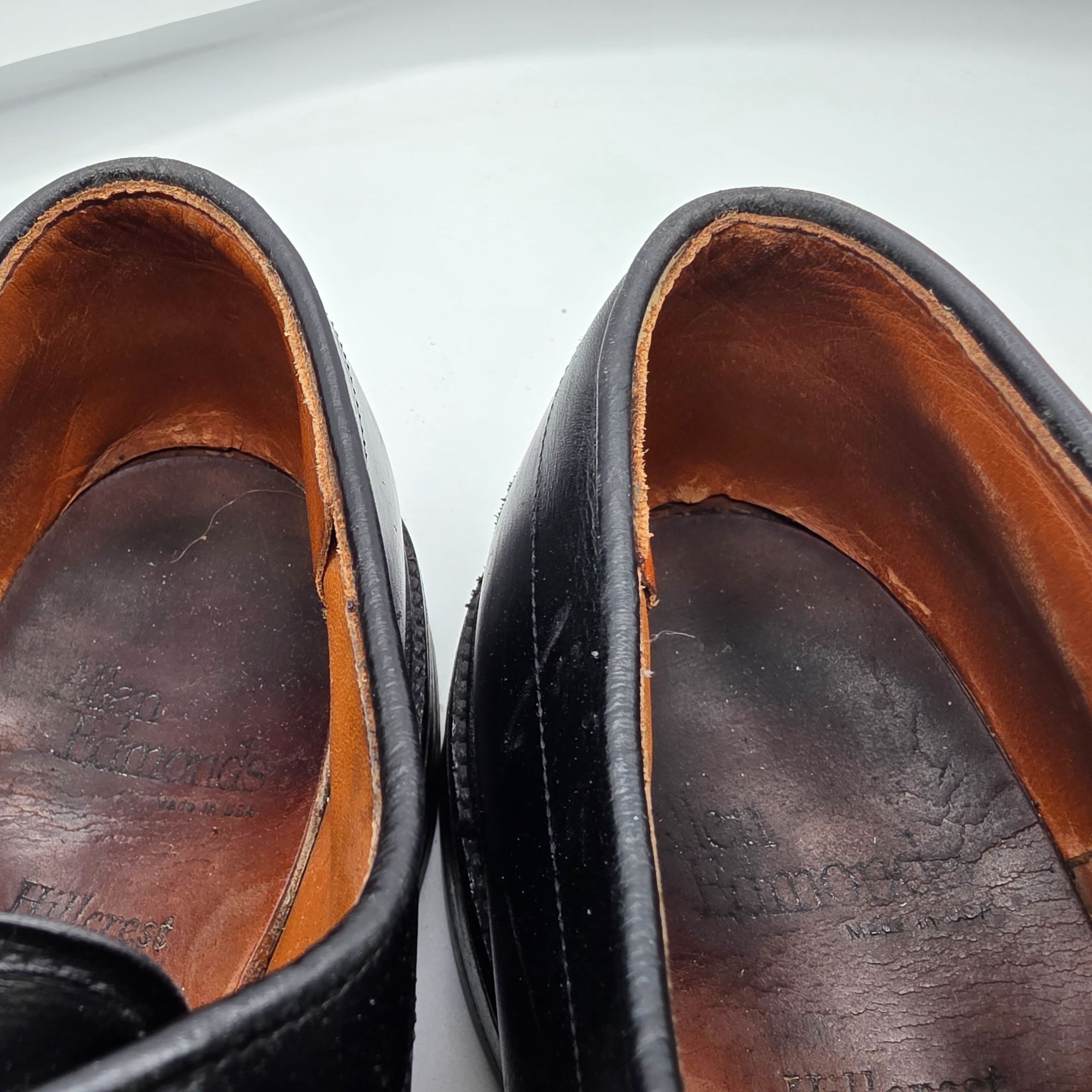 Allen Edmonds Allen Edmonds Hillcrest Mens Size 9.5 Black Leather Bicycle Size US 9.5 / EU 42-43 - 7 Thumbnail
