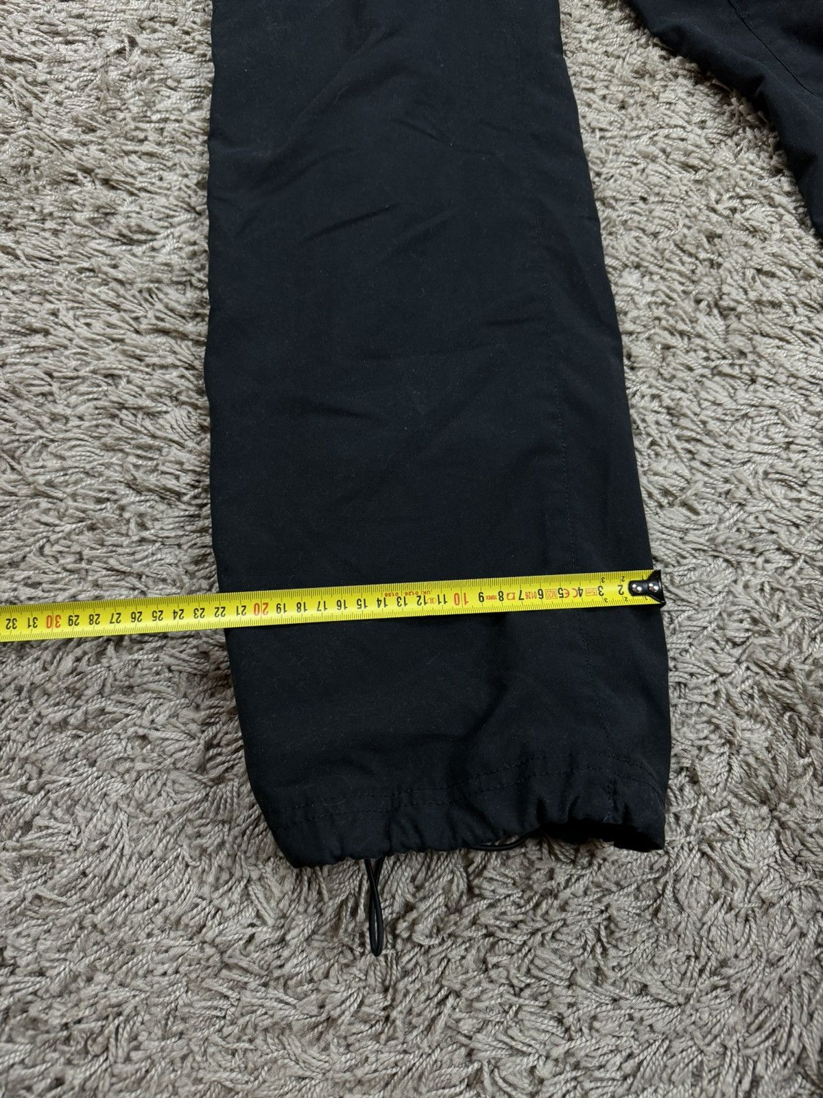 Nike Casual black pants Nike swoosh y2k original sportswear item Size 26" / US 2 / IT 38 - 6 Thumbnail
