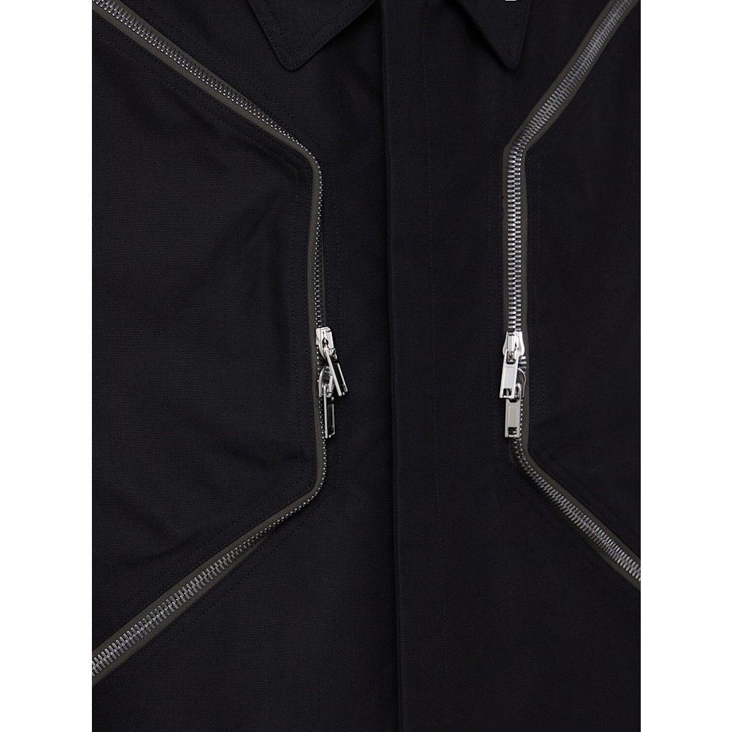 Rick Owens RICK OWENS Heizer Mac Black Cotton Blend Jacket New & Authen Size US XL / EU 56 / 4 - 2 Thumbnail