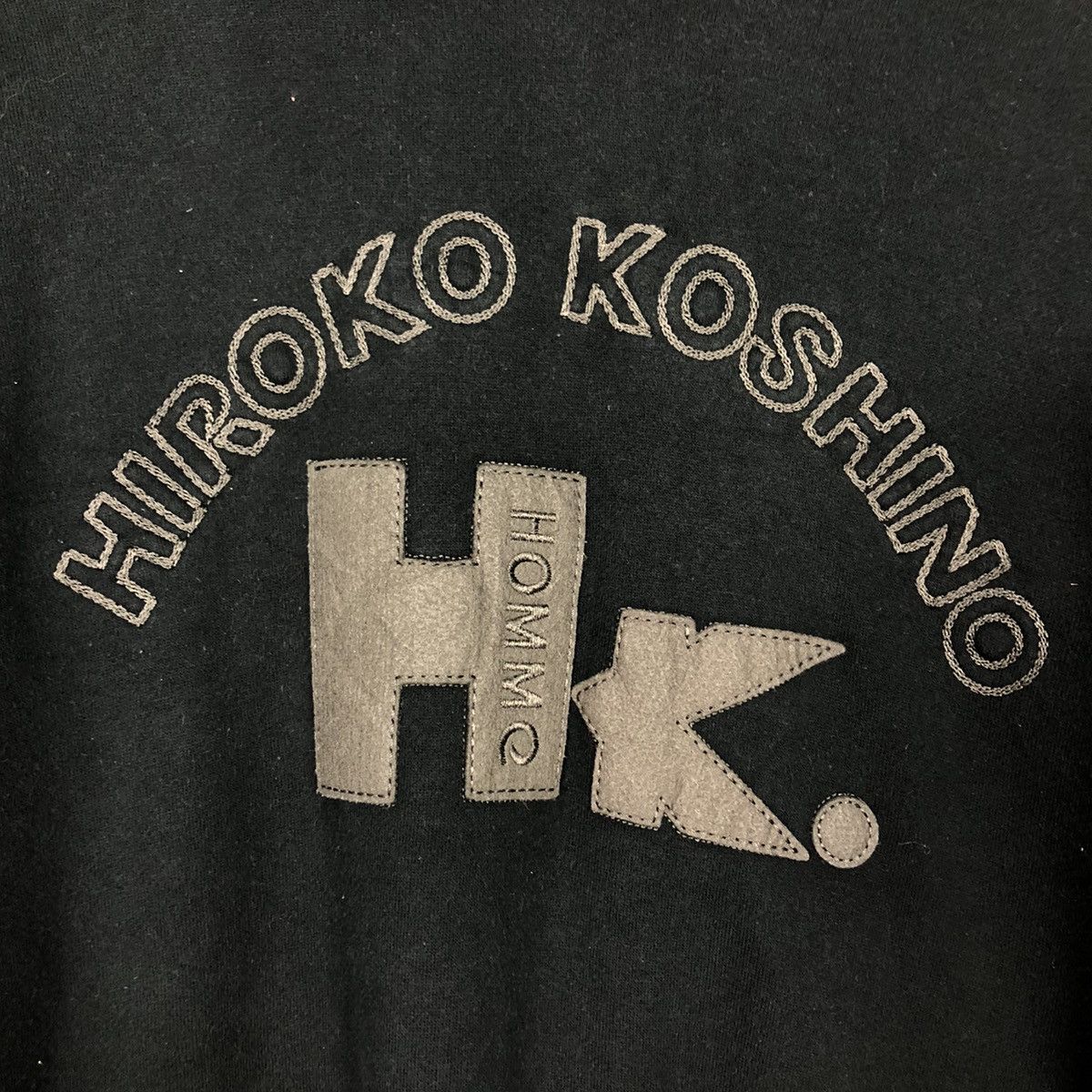 Hiroko Koshino Homme 📌Vintage Sweatshirt Hiroko Koshino Homme Big Logo Size US M / EU 48-50 / 2 - 13 Thumbnail