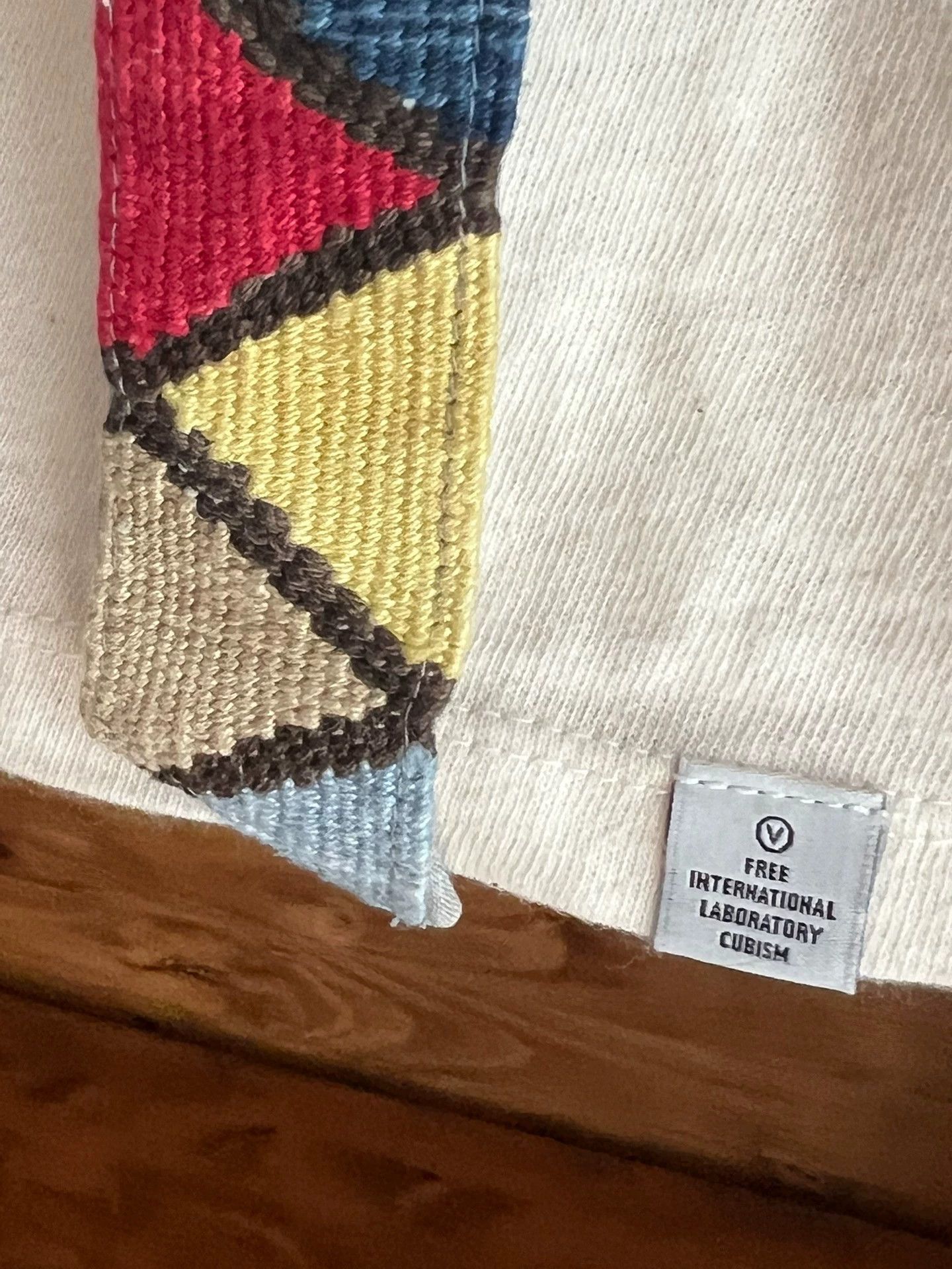 Visvim visvim Japanese ethnic webbing ivory short sleeve tee size M Size US M / EU 48-50 / 2 - 6 Thumbnail
