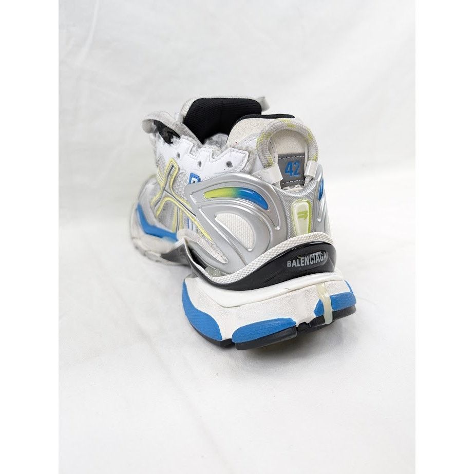 Balenciaga o1rshd1 Rubber Runner in White/Yellow/Blue Size US 9 / EU 42 - 11 Thumbnail
