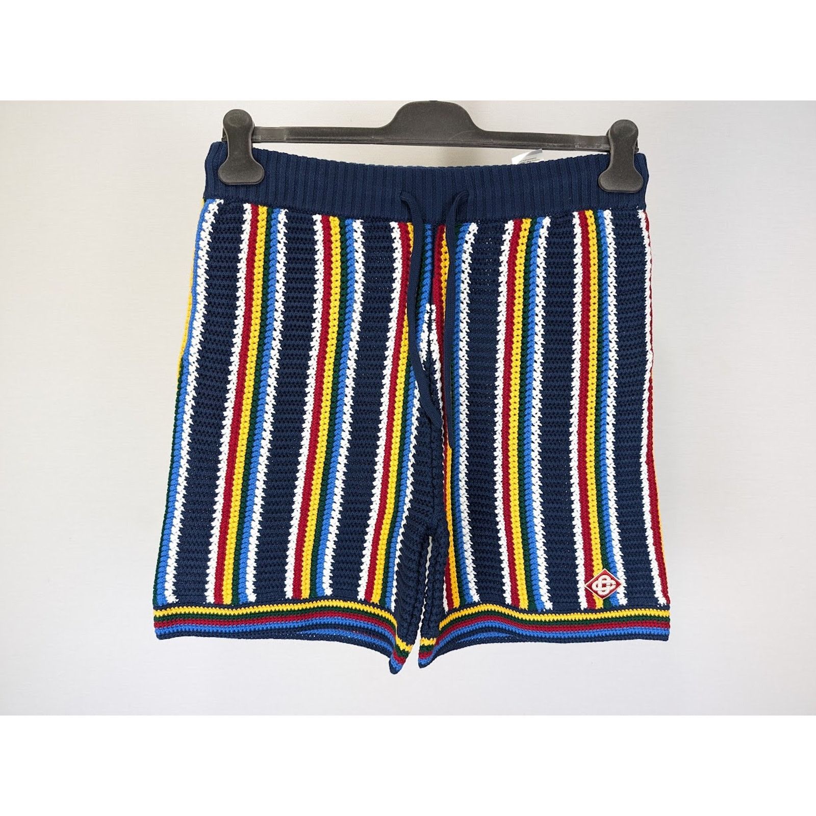 Casablanca o1rshd1 DUP / Cotton Crochet Shorts in Navy Size US 30 / EU 46 - 1 Thumbnail