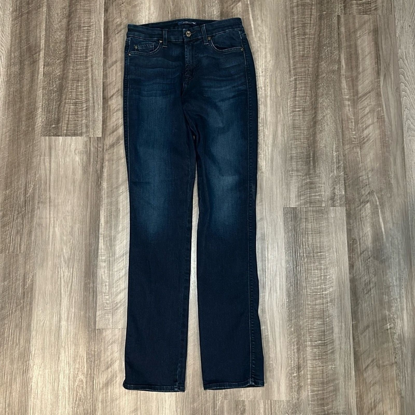 7 For All Mankind 7 For All Mankind Kimmie Straight Jeans - 28 Size 28" / US 6 / IT 42 - 1 Thumbnail