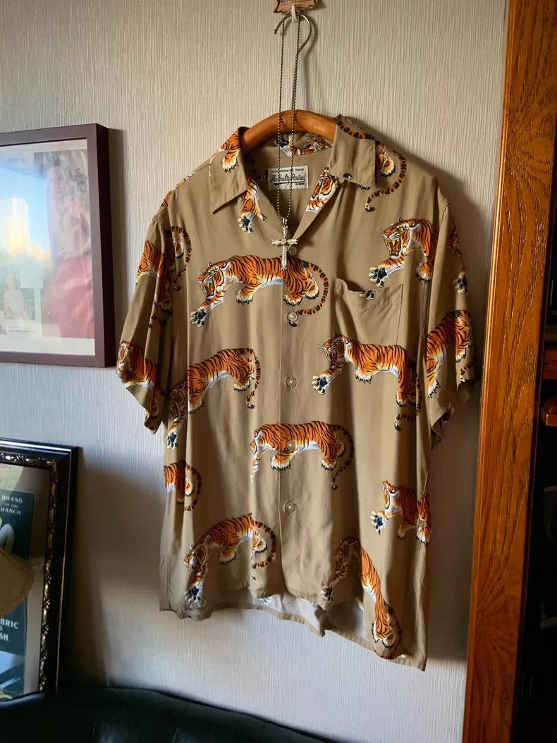 Wacko Maria Wacko maria Hawaiian Shirt - Limited Edition Full Print Ti Size US M / EU 48-50 / 2 - 3 Thumbnail