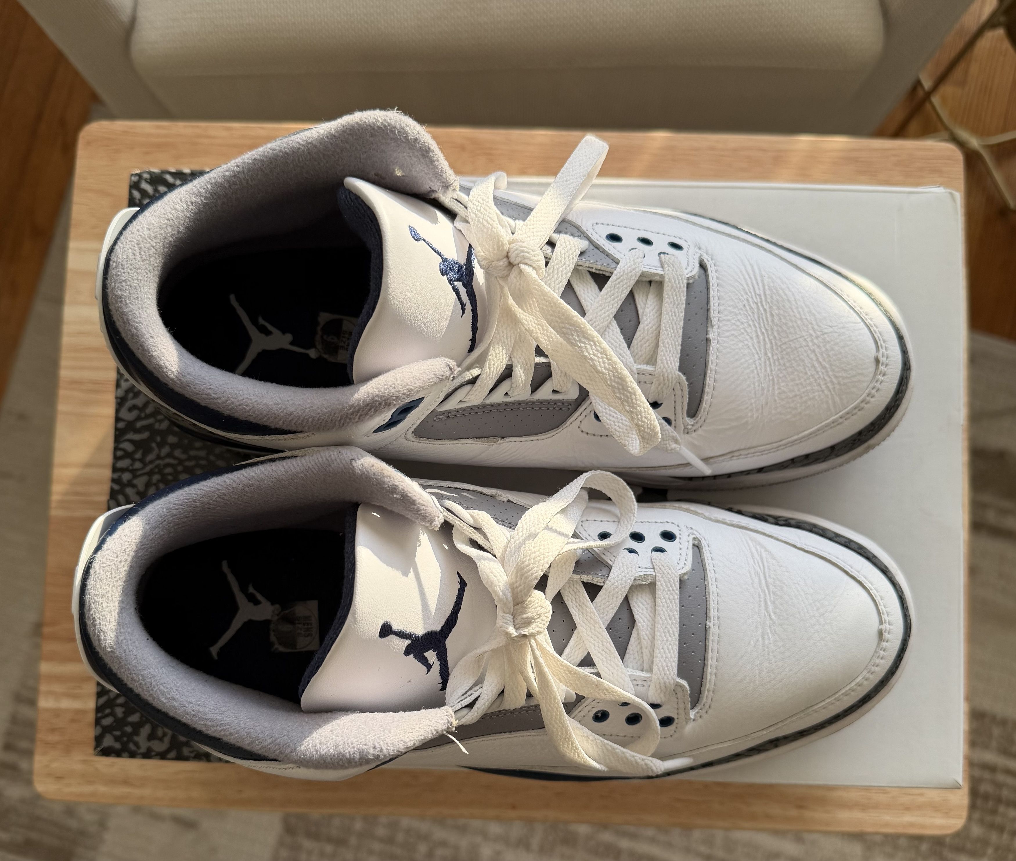 Jordan Brand Jordan Retro 3 Midnight Navy (Preloved) Size US 9 / EU 42 - 4 Thumbnail