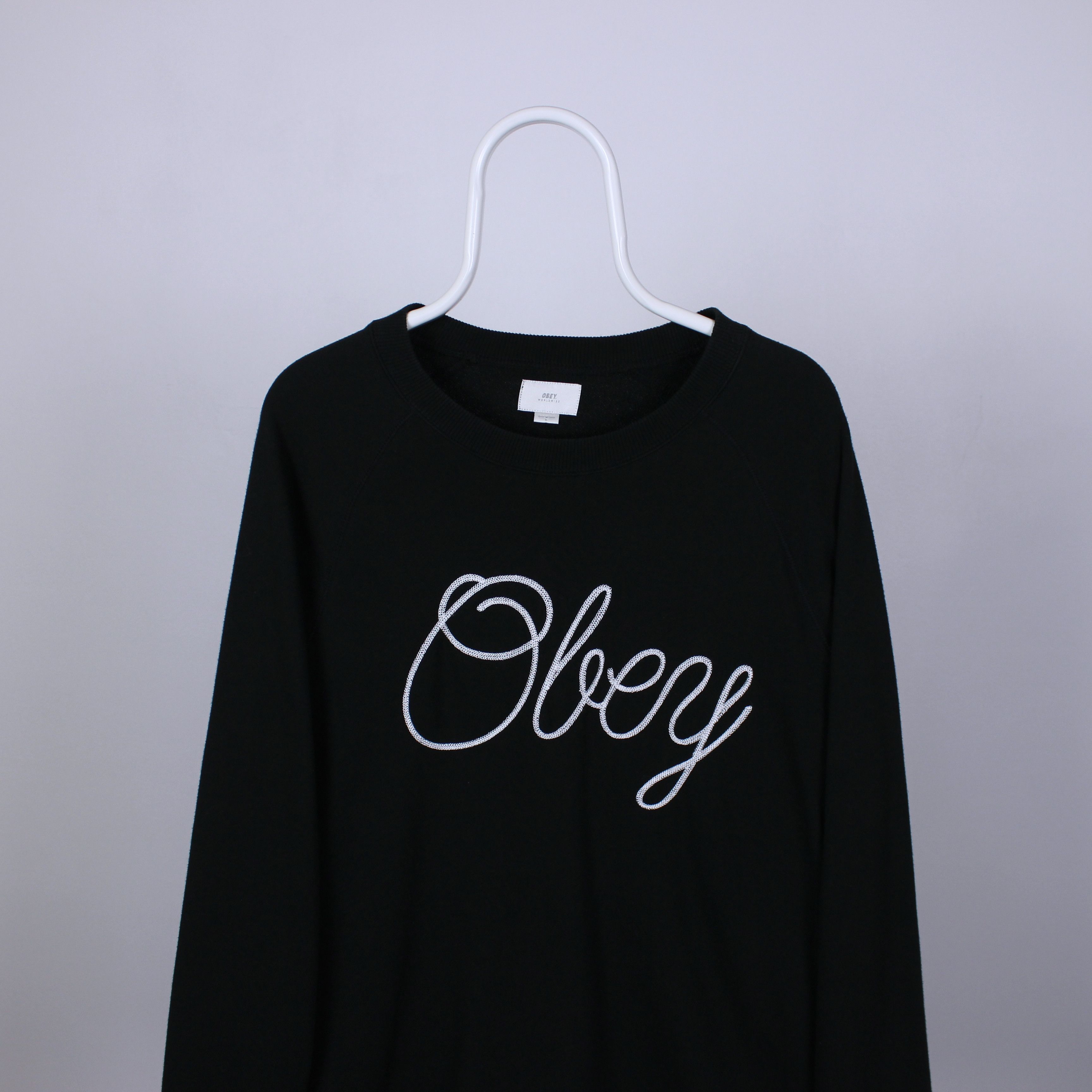 Obey Vintage Obey sweatshirt big logo rare Size US L / EU 52-54 / 3 - 3 Thumbnail