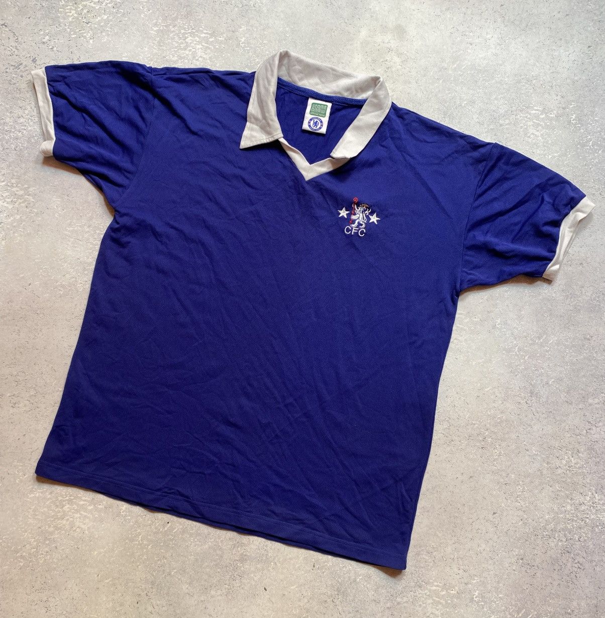Other Chelsea 1975-1984 Home Soccer Jersey Football Score Draw Size US XL / EU 56 / 4 - 2 Thumbnail