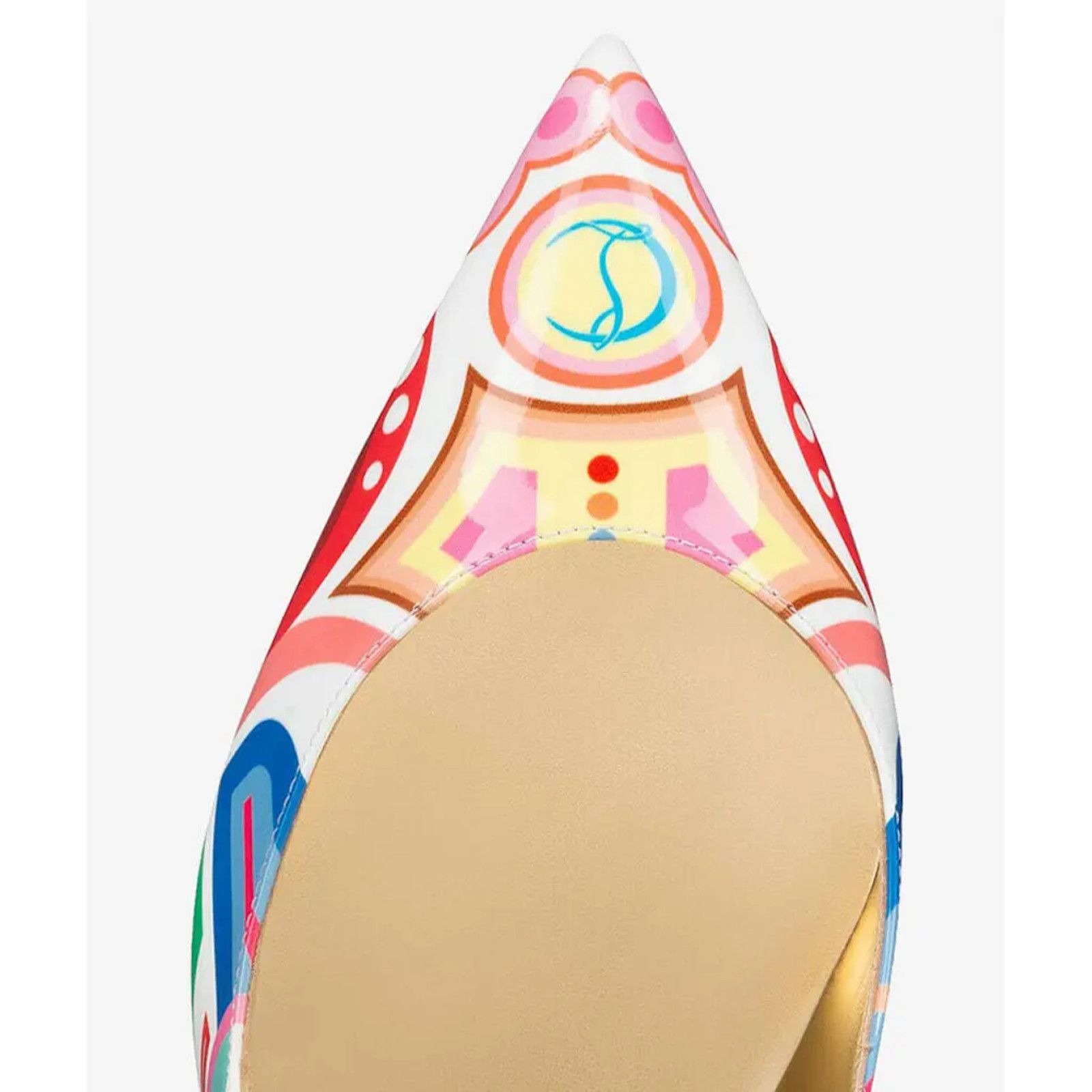 Christian Louboutin Christian Louboutin Hot Chick 100 Patent Tivoli Platine Size US 7.5 / IT 37.5 - 6 Thumbnail