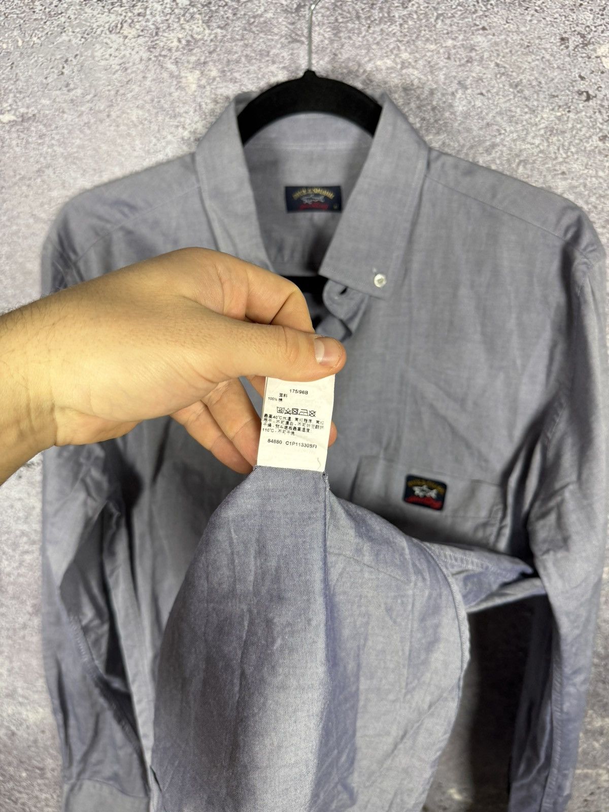 Paul Shark Yachting Shirt Mens Large Button Long Sleeve