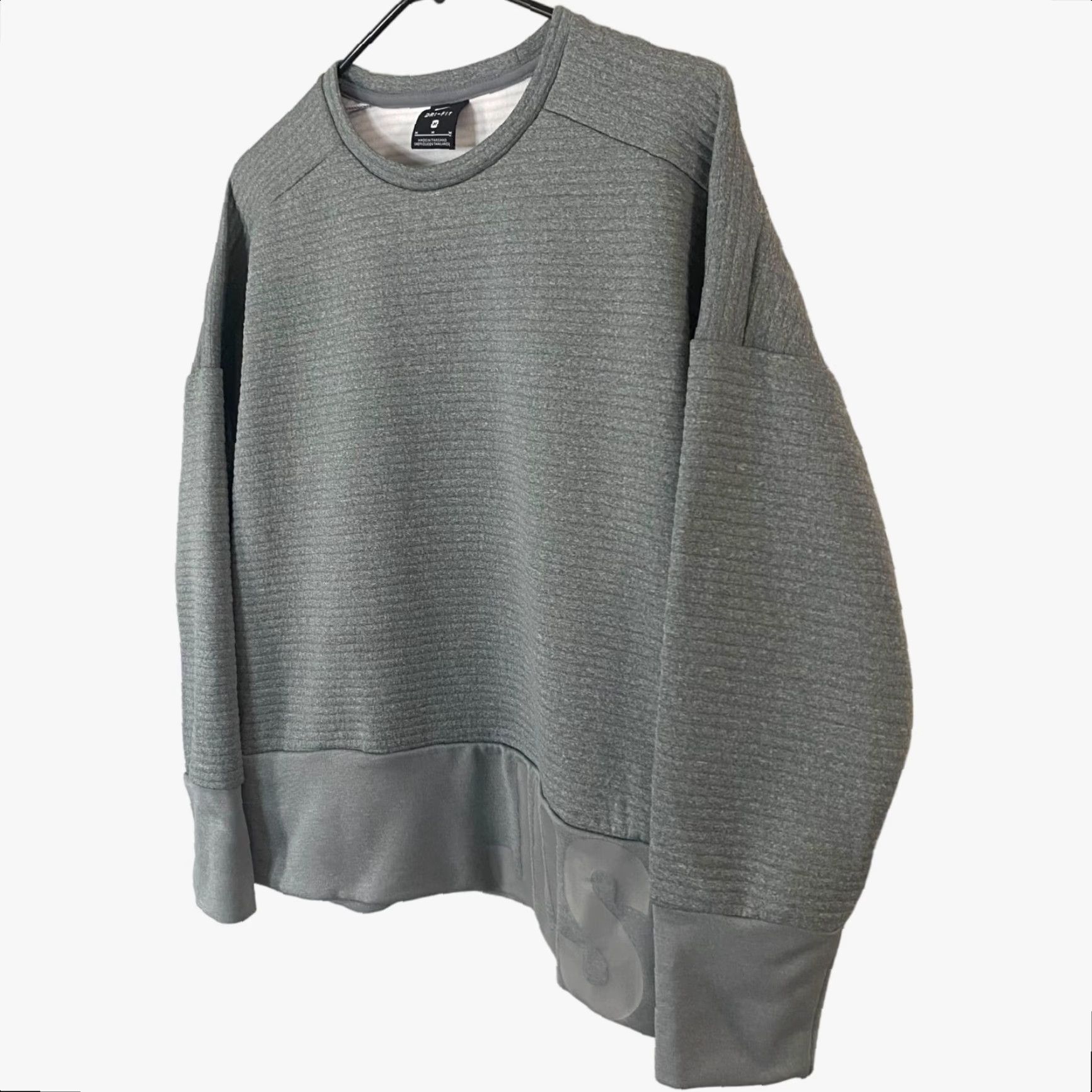 Nike Nike Sweatshirt Crewneck Double Knit Pullover Women's M Gray Long Sleeve Size M / US 6-8 / IT 42-44 - 2 Thumbnail