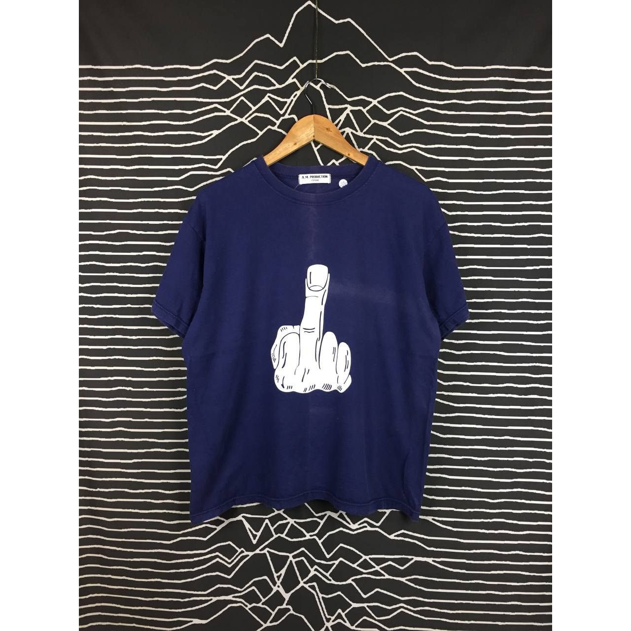 Other A.M. Production Middle Finger F*ck You Graphic Tee Size US L / EU 52-54 / 3 - 2 Thumbnail