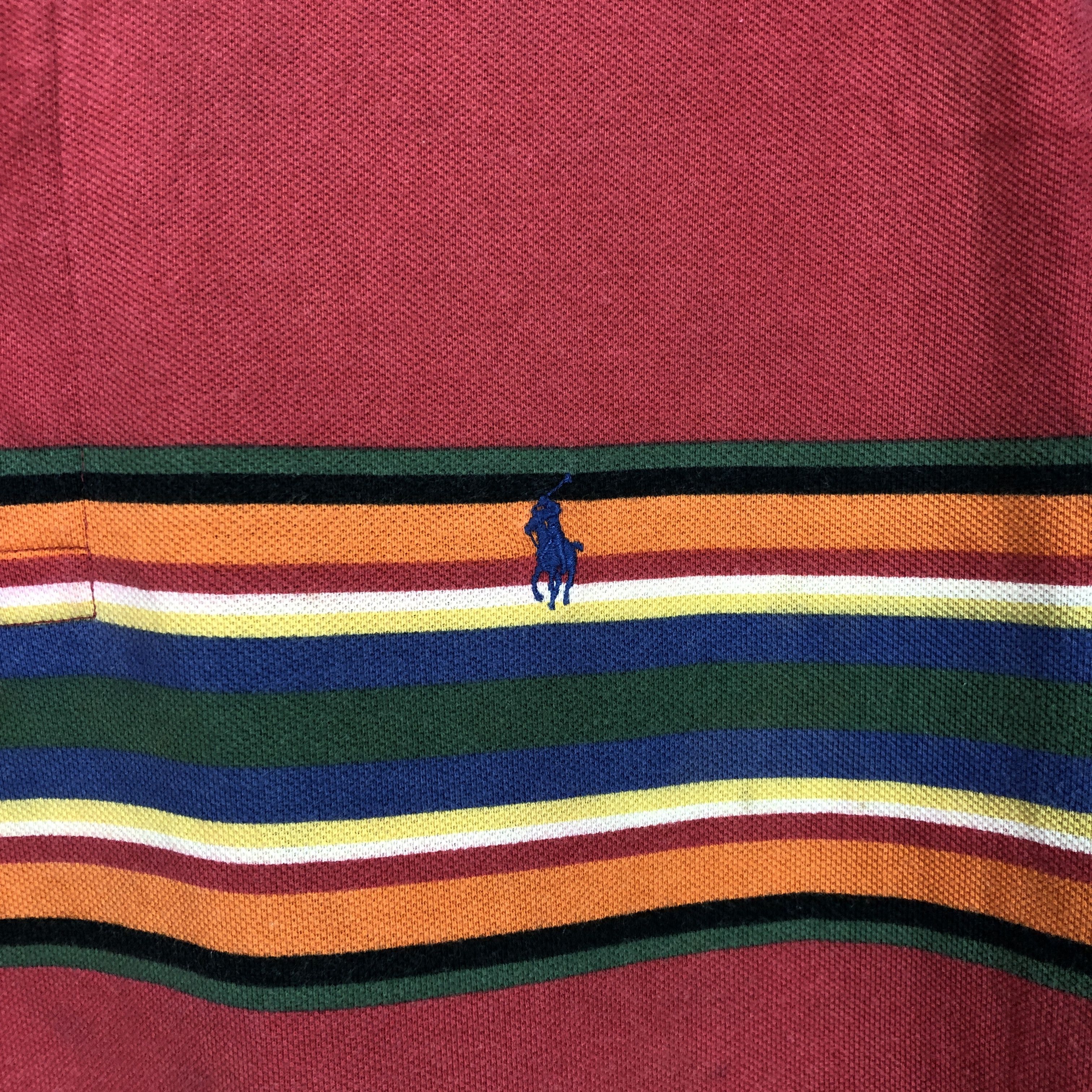 Polo Ralph Lauren 90s Vintage POLO RALPH LAUREN Stripe T Shirt #1518/AZ Size US L / EU 52-54 / 3 - 3 Thumbnail