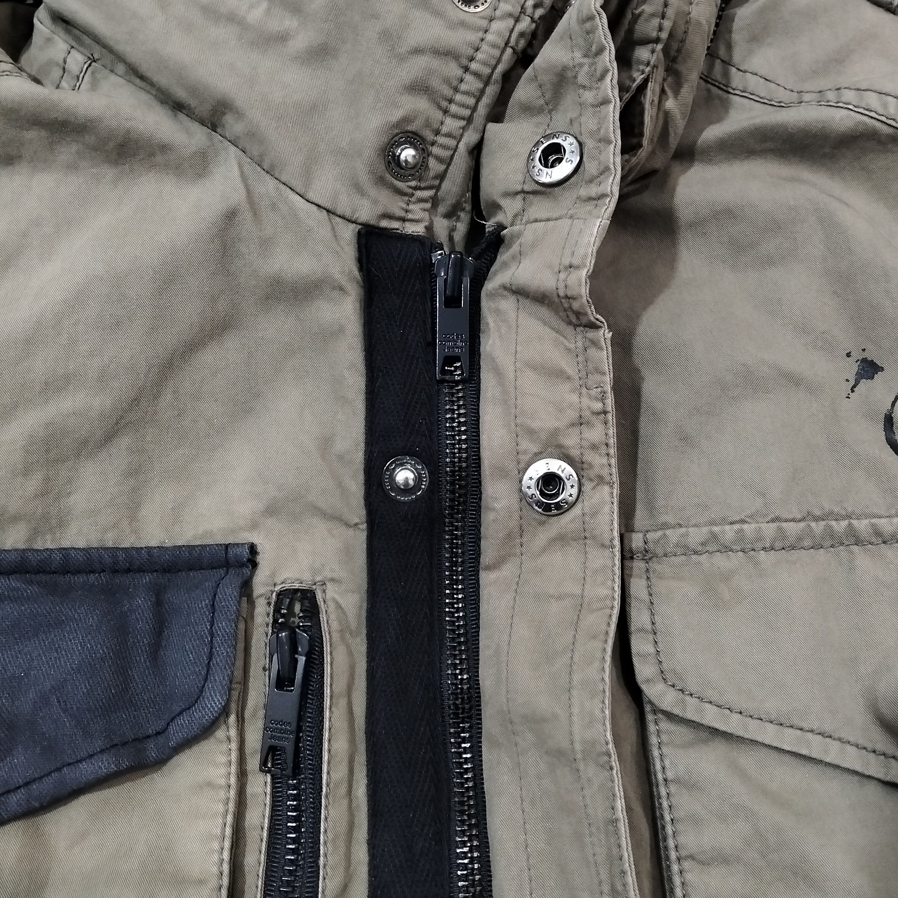 Codes Combine × Japanese Brand 🔥 Codes Combine Military Style Parka with Peace logo🔥 Size US L / EU 52-54 / 3 - 7 Thumbnail