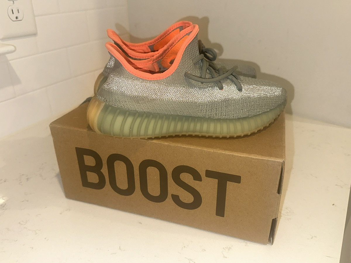 Yeezy Yeezy Boost 350 V2 Desert Sage Size US 5.5 / IT 35.5 - 2 Thumbnail