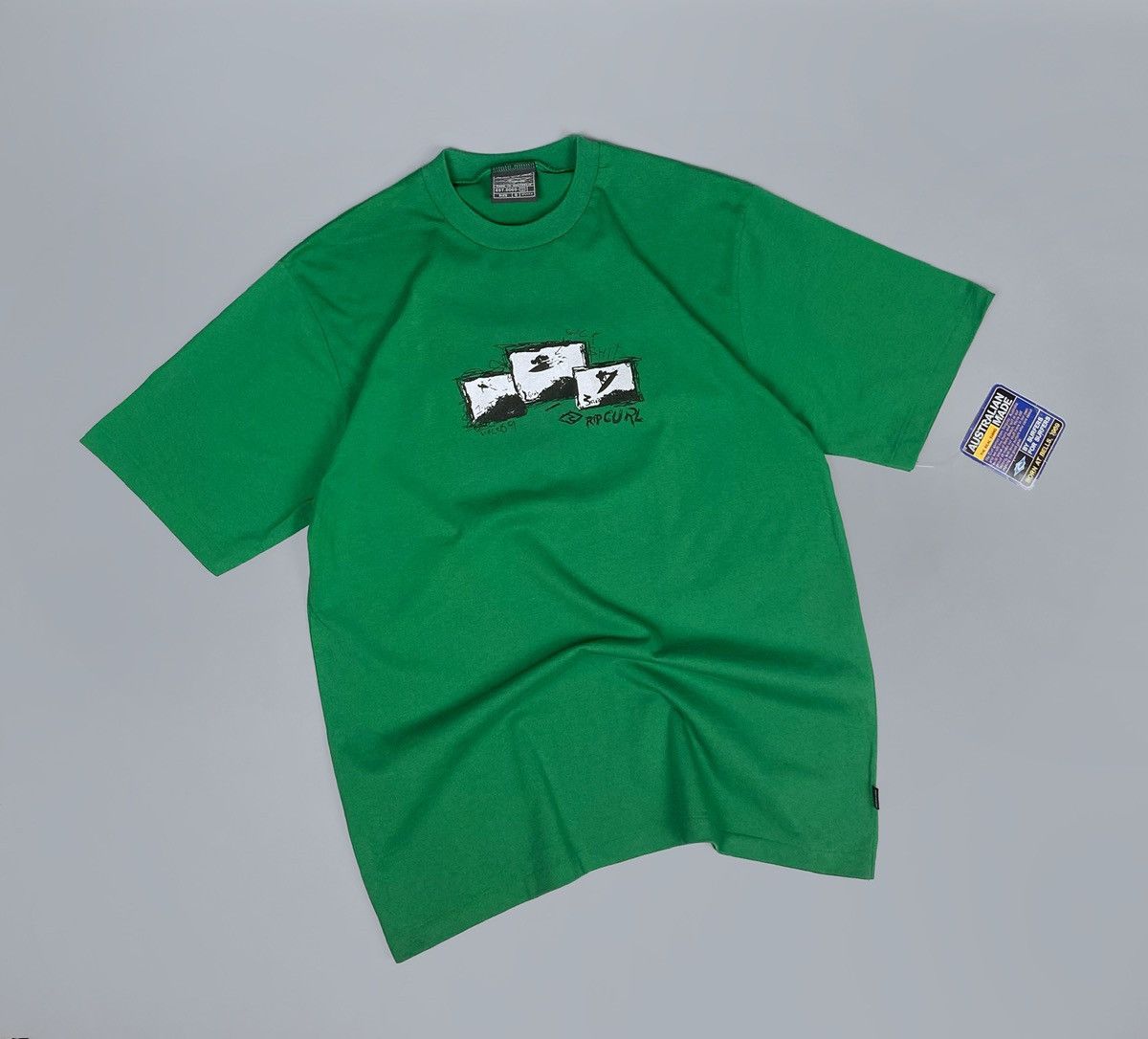 Rip Curl 90s RIP CURL S*ck Sh*t Single Stitch SS Surf Crew T-Shirt S Size US S / EU 44-46 / 1 - 1 Thumbnail