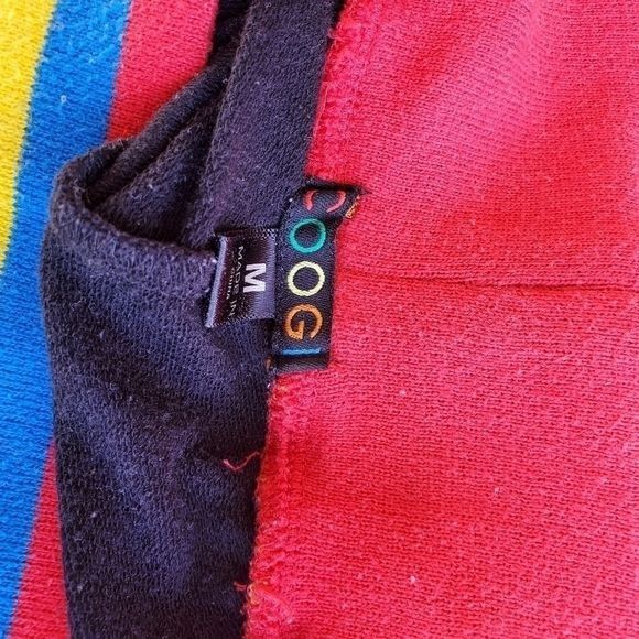 Coogi COOGI Black Rainbow Strip Pocketed Sz. M Crop Sweatpants Size 32" / US 10 / IT 46 - 9 Thumbnail
