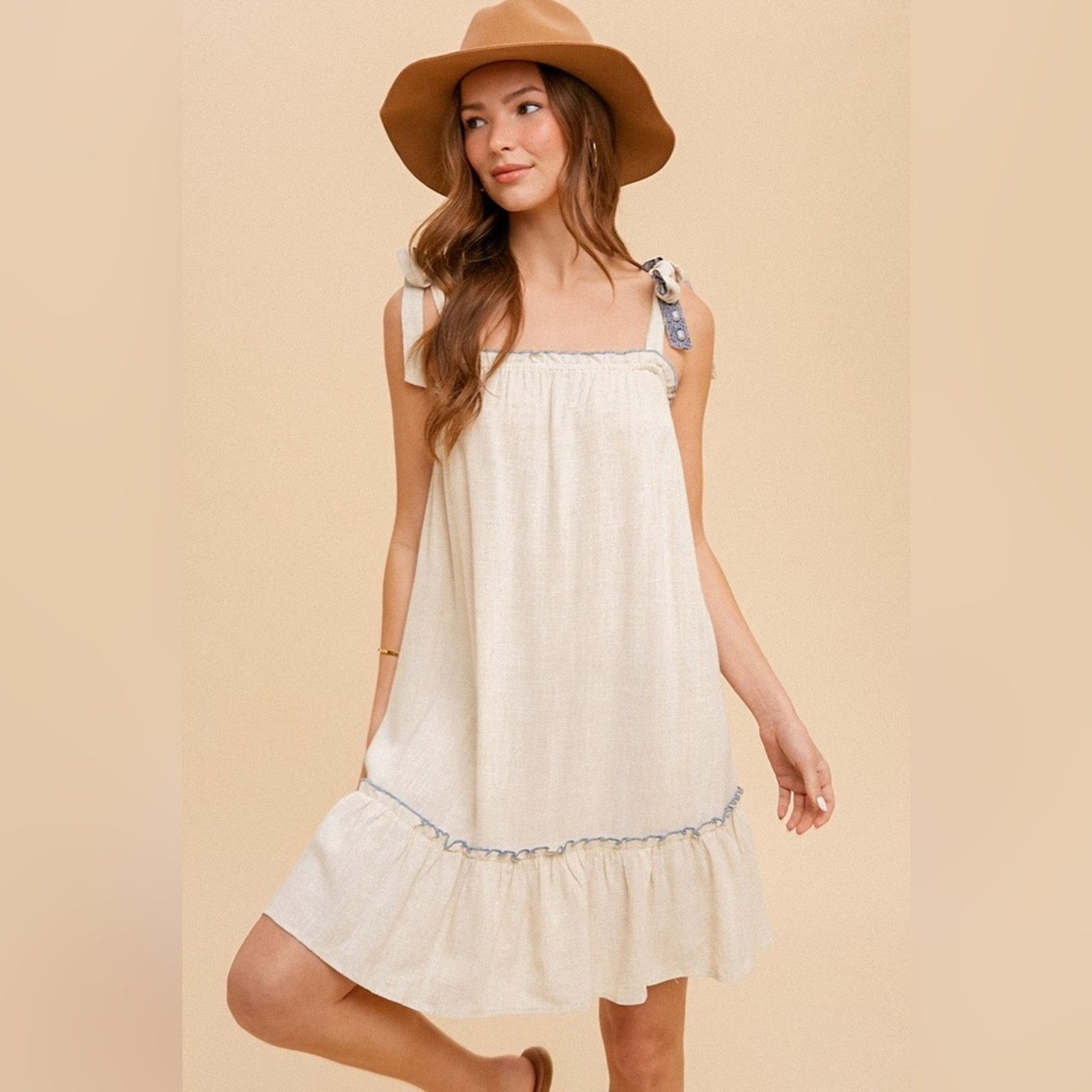 long flowy white dress Fairytale Dream Sheer Sleeve Maxi Dress White main image 0