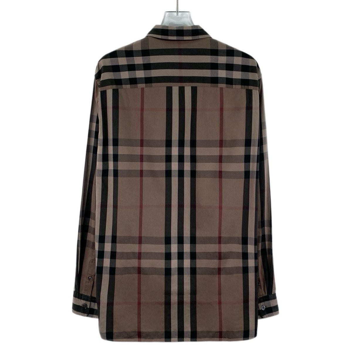 Burberry Burberry Classic Check Cotton Long Sleeve Shirt K26WX Size US M / EU 48-50 / 2 - 2 Thumbnail