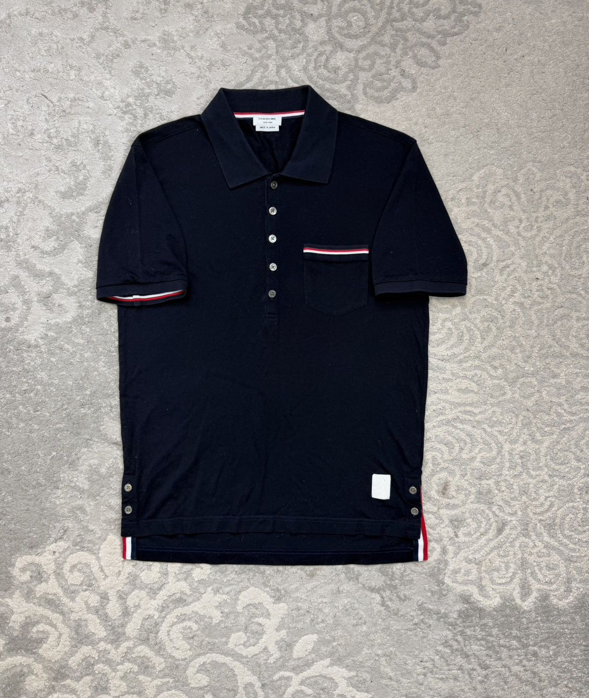 Thom Browne Thom Browne New York Polo Shirt Made in Japan High End Size US M / EU 48-50 / 2 - 1 Thumbnail