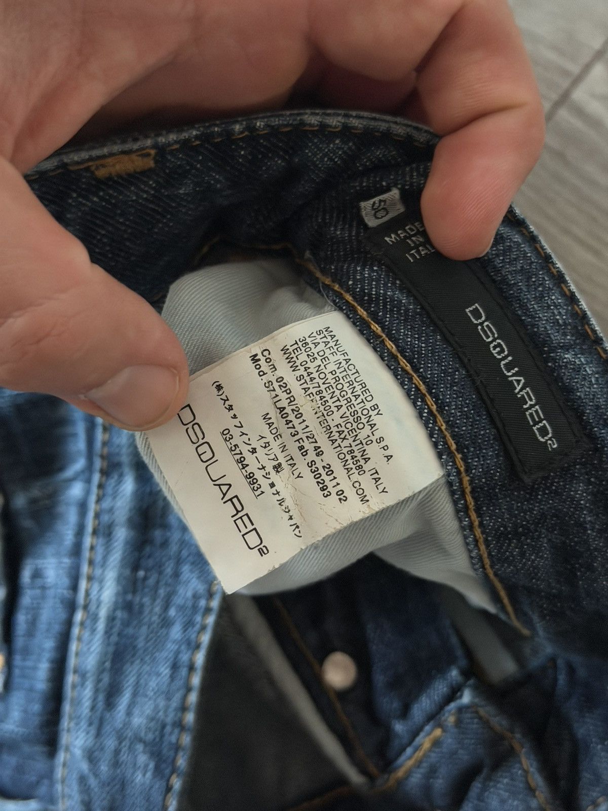Dsquared2 Dsquared 2 Vintage Distressed Opium Rare Denim Jeans Size US 33 - 22 Thumbnail
