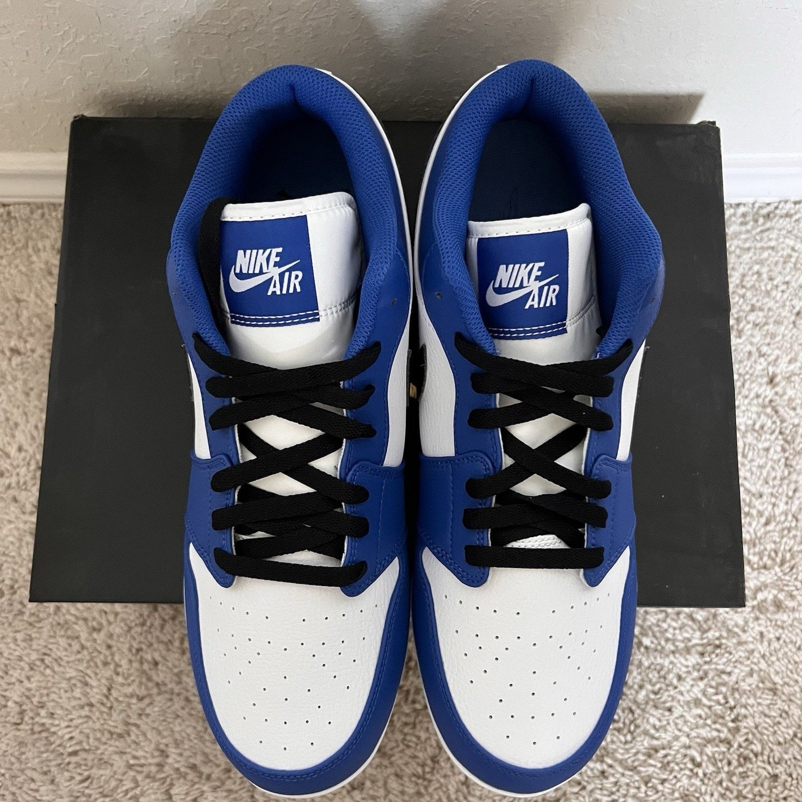 Jordan Brand Nike Air Jordan 1 Retro MCS Low Game Royal Blue Size 12 New Size US 12 / EU 45 - 4 Thumbnail