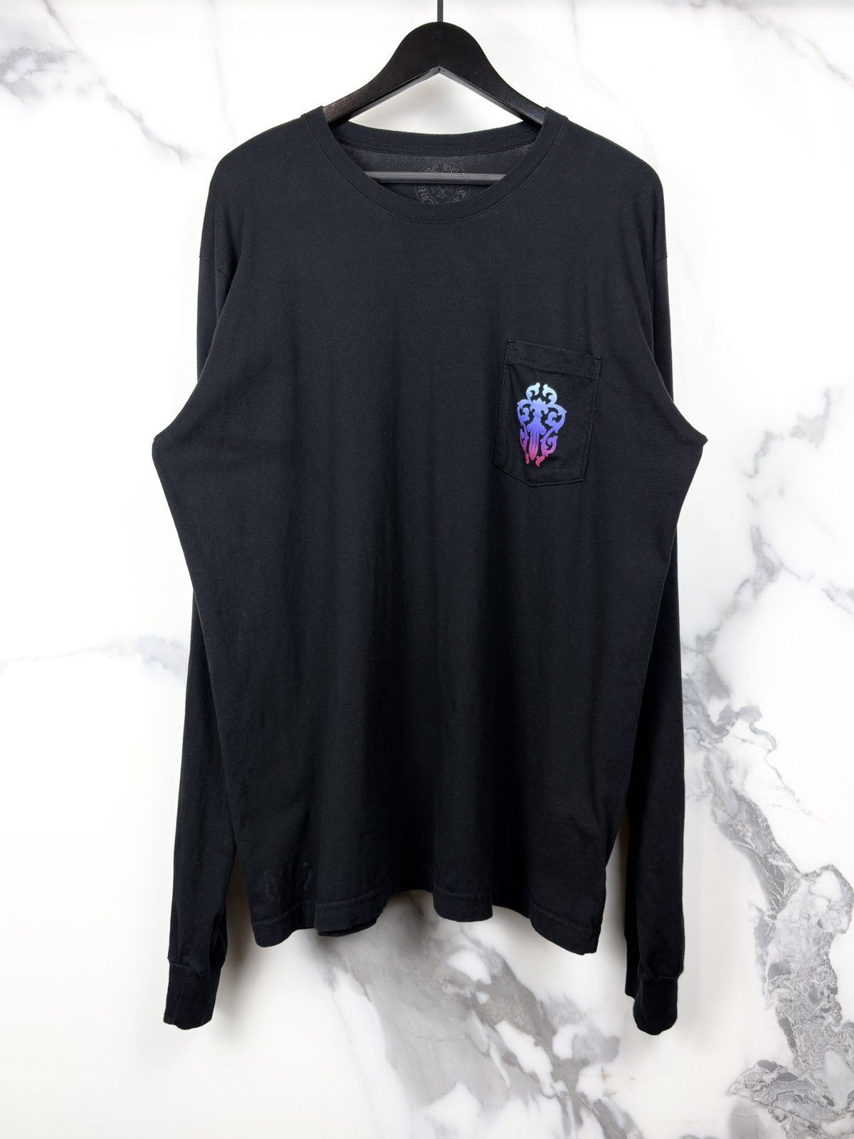 Chrome Hearts Chrome Hearts Rainbow Gradient Horseshoe Longsleeve Tshirt Size US XXL / EU 58 / 5 - 2 Thumbnail