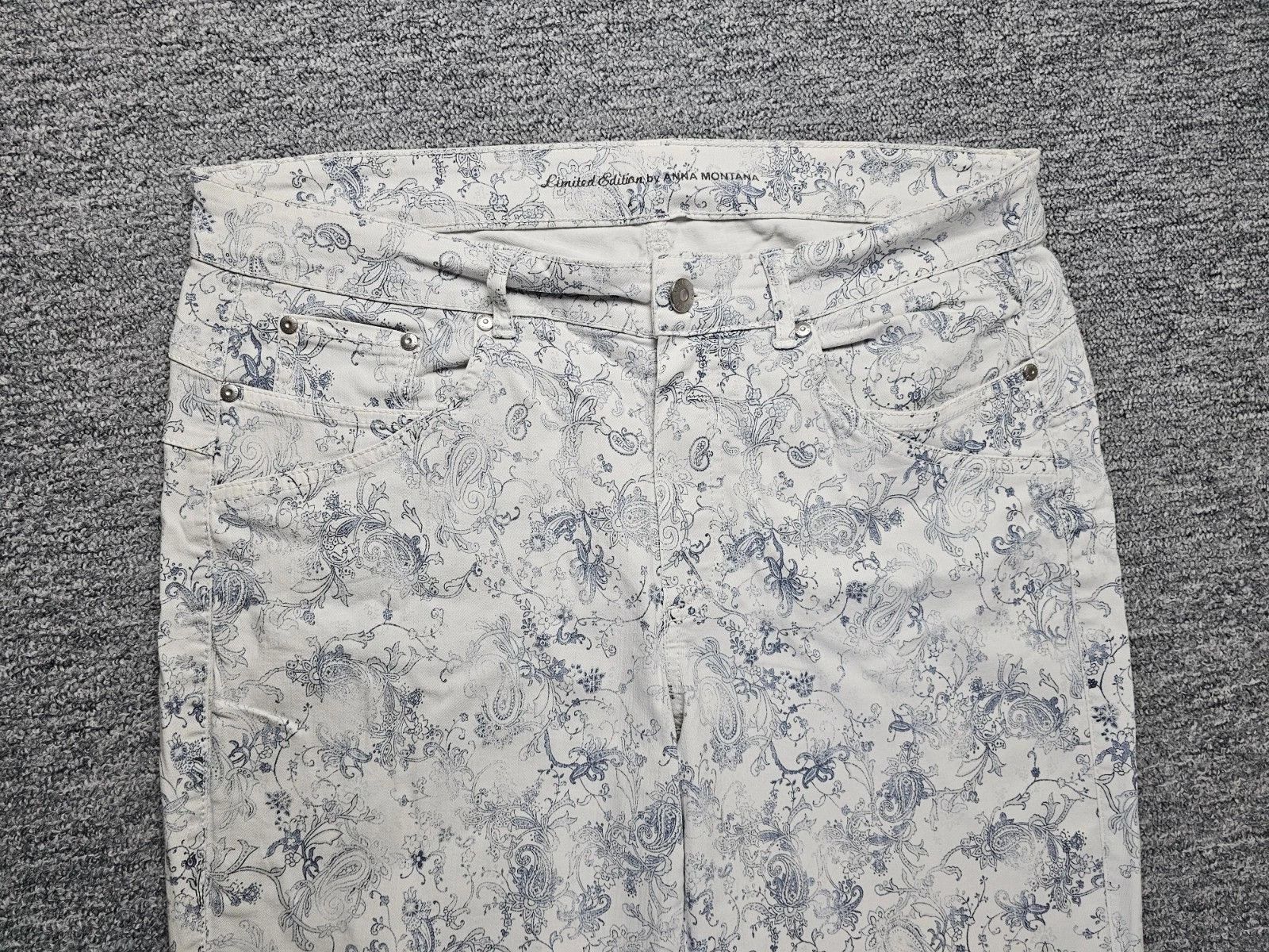 Other Anna Montana Limited Edition Angel Fit Paisley Jeans W14 Size 36" / US 14 / IT 50 - 5 Thumbnail
