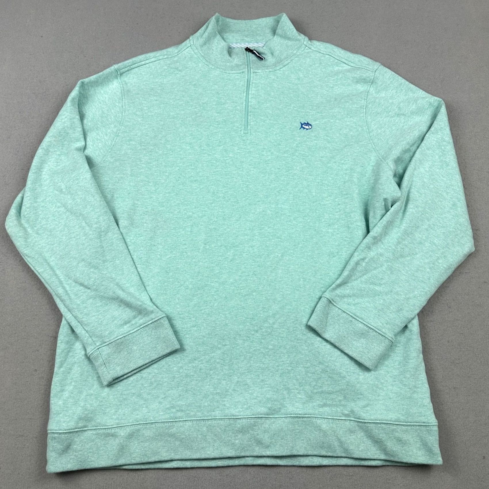 Southern Tide Southern Tide Sweater Men 2XL Green Solid Skipjack Pullover Logo 1/4 Zip XXL Size US XXL / EU 58 / 5 - 2 Thumbnail