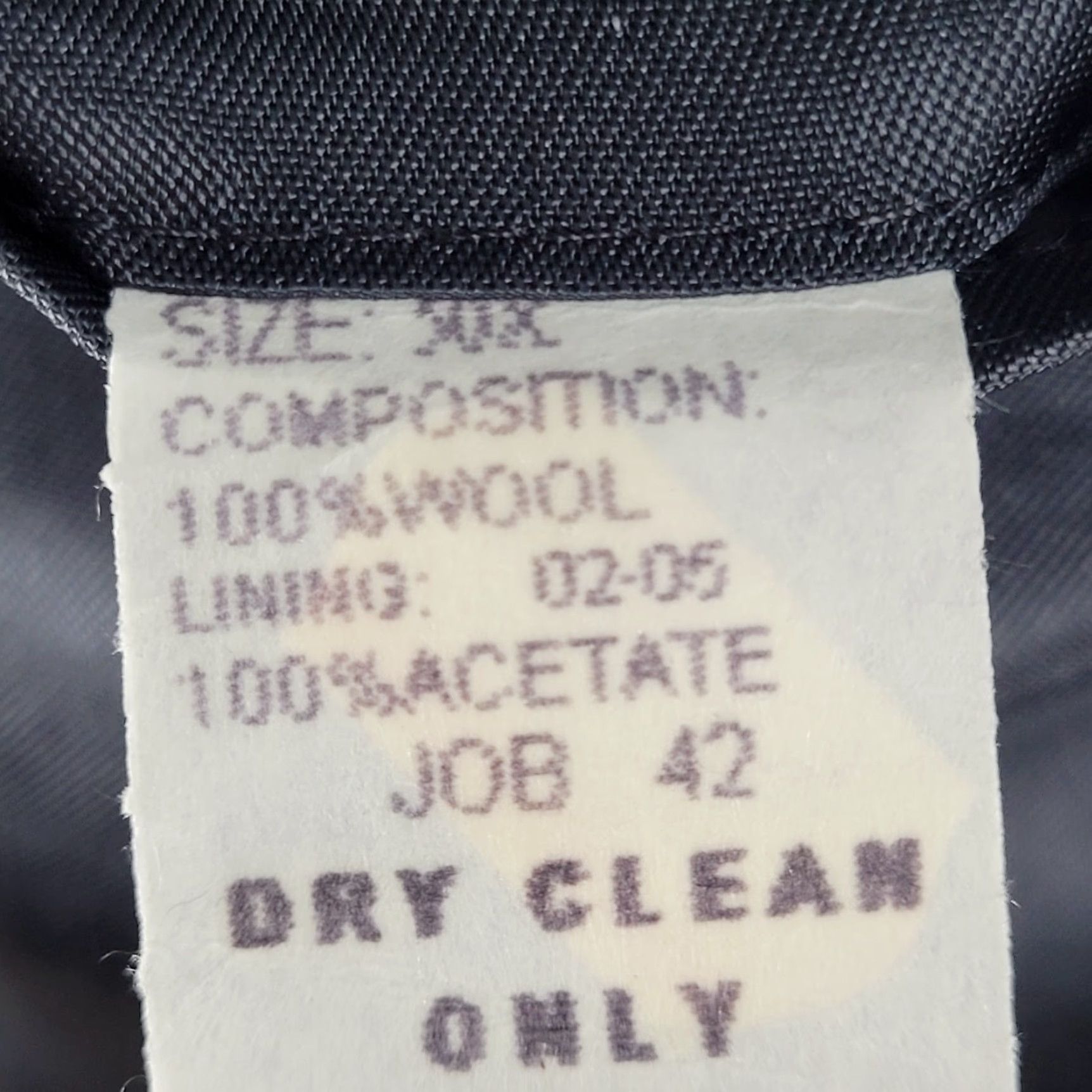 Jos. A. Bank Jos. A. Bank Dark Blue 100% Wool Single Vented Notch Blazer Sport Coat 50 Size 50R - 4 Thumbnail