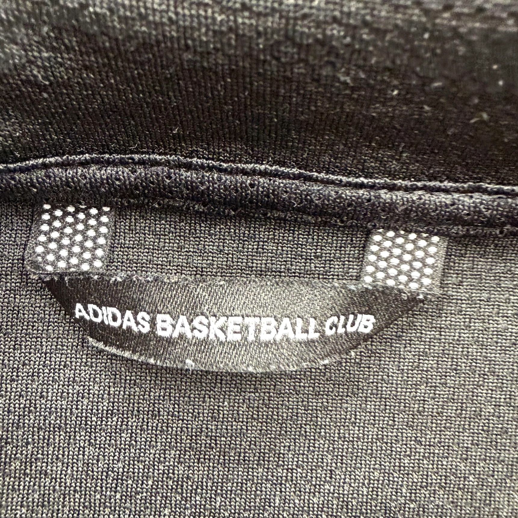 Adidas Adidas Hoodie Mens 2XLT Gray Full Zip Basketball Club Sweatshirt Pockets Logo Hooded Zip Front Pockets Size US XXL / EU 58 / 5 - 6 Thumbnail