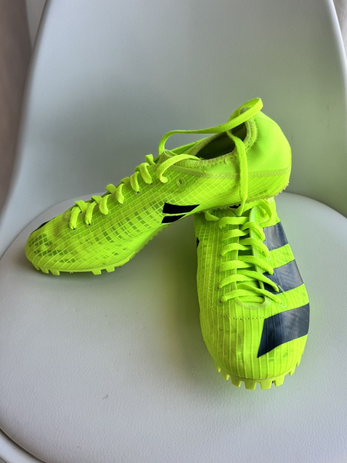 Adidas Adidas Sprintstar Track Spikes - Fluorescent Yellow - EU 38 Size US 5.5 / EU 38 - 3 Thumbnail