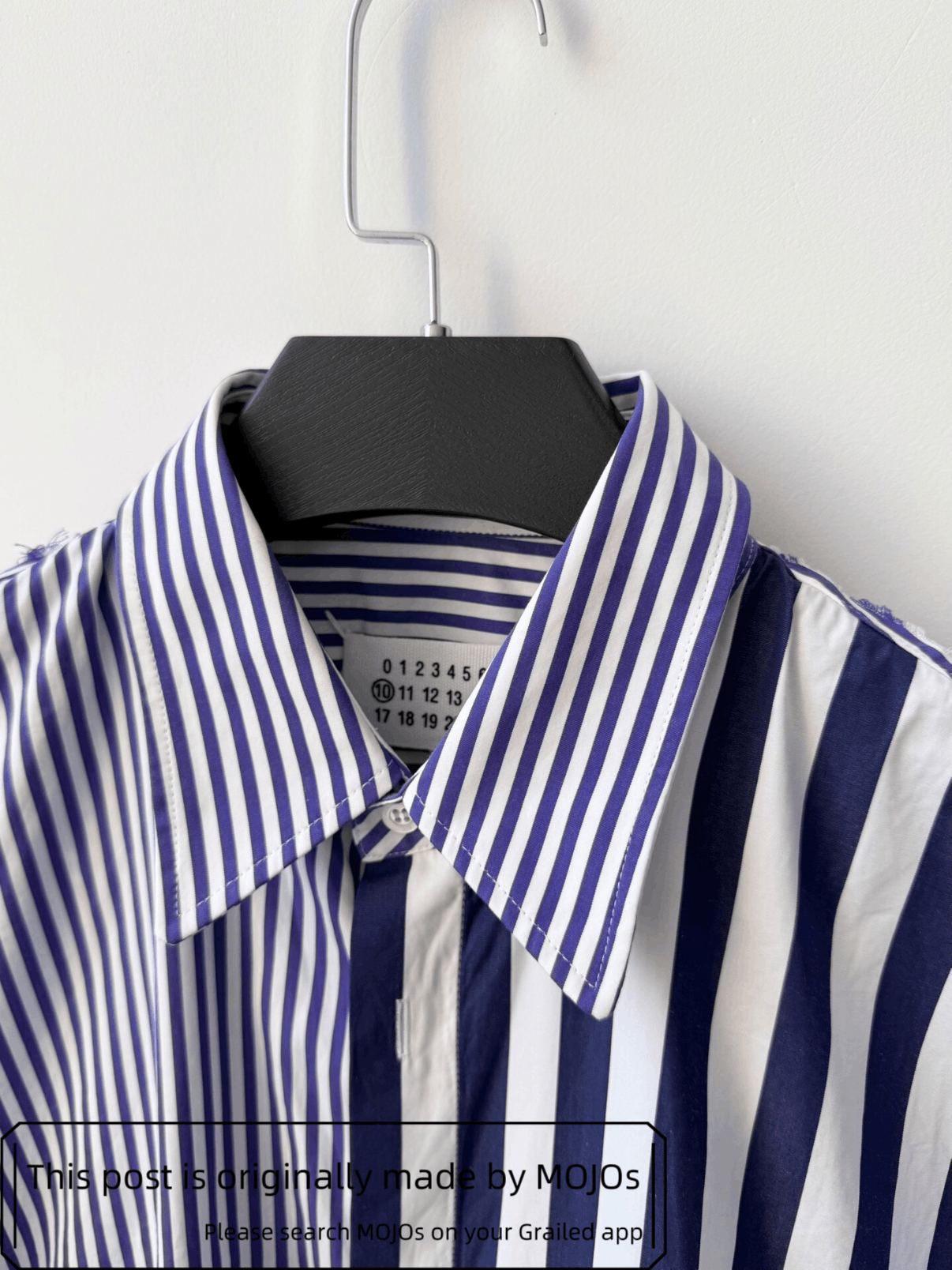 Maison Margiela Sz 39 Maison Margiela 19SS 2-way Stripe Shirt mojos3514 Size US M / EU 48-50 / 2 - 4 Thumbnail