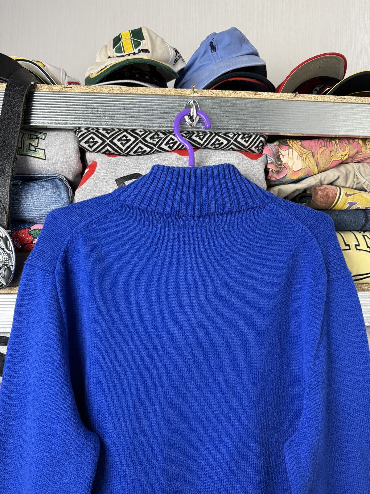 Polo Ralph Lauren Vintage Polo Ralph Lauren 1/4 Zip Knit Sweater Old Money Size US L / EU 52-54 / 3 - 4 Thumbnail