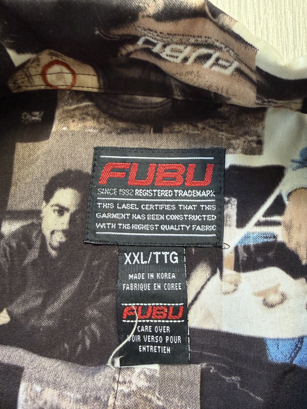 Fubu FUBU Overprinted Iconic Shirt Size US XXL / EU 58 / 5 - 7 Thumbnail