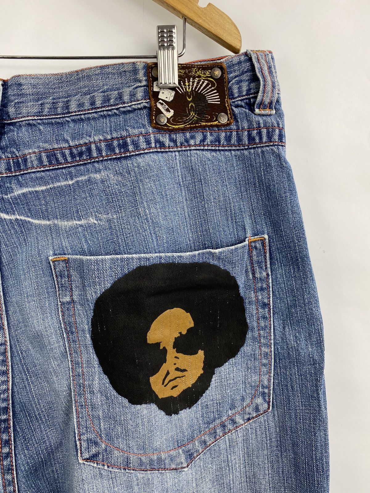 JNCO 🇺🇸 Vintage 90s Jhonny Blaze Rap Y2K Baggy Jeans Rare Retro Size US 40 / EU 56 - 5 Thumbnail