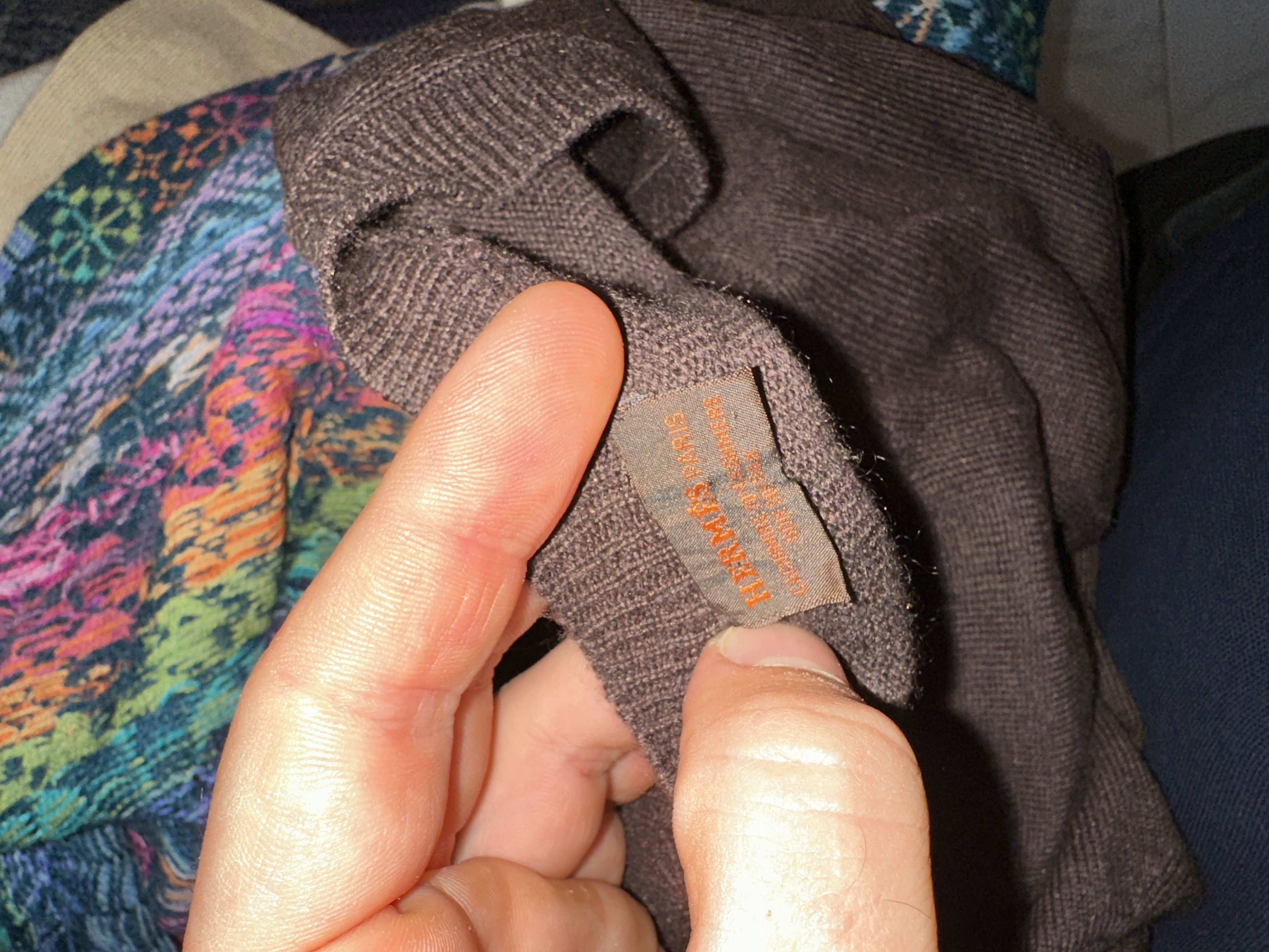 Hermes Rare 2000s Hermes Cashmere Silk Sweater Sleeve Size 42 Size M / US 6-8 / IT 42-44 - 10 Thumbnail