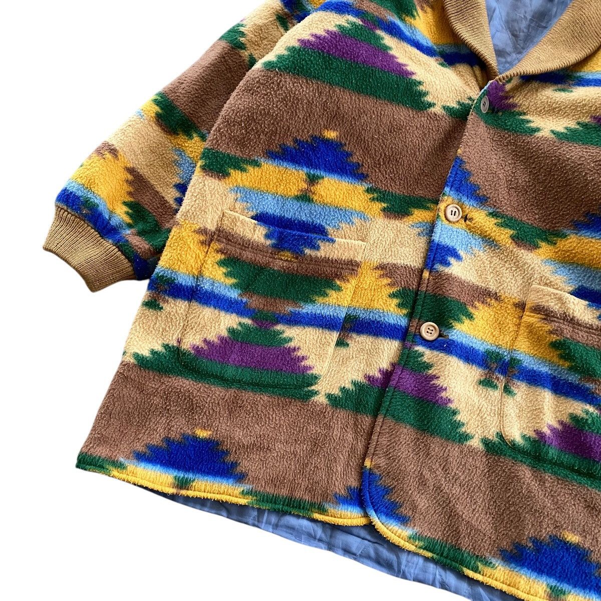 Vintage WOODY HOME Native Navajo Wool Jacket Size US XL / EU 56 / 4 - 6 Thumbnail