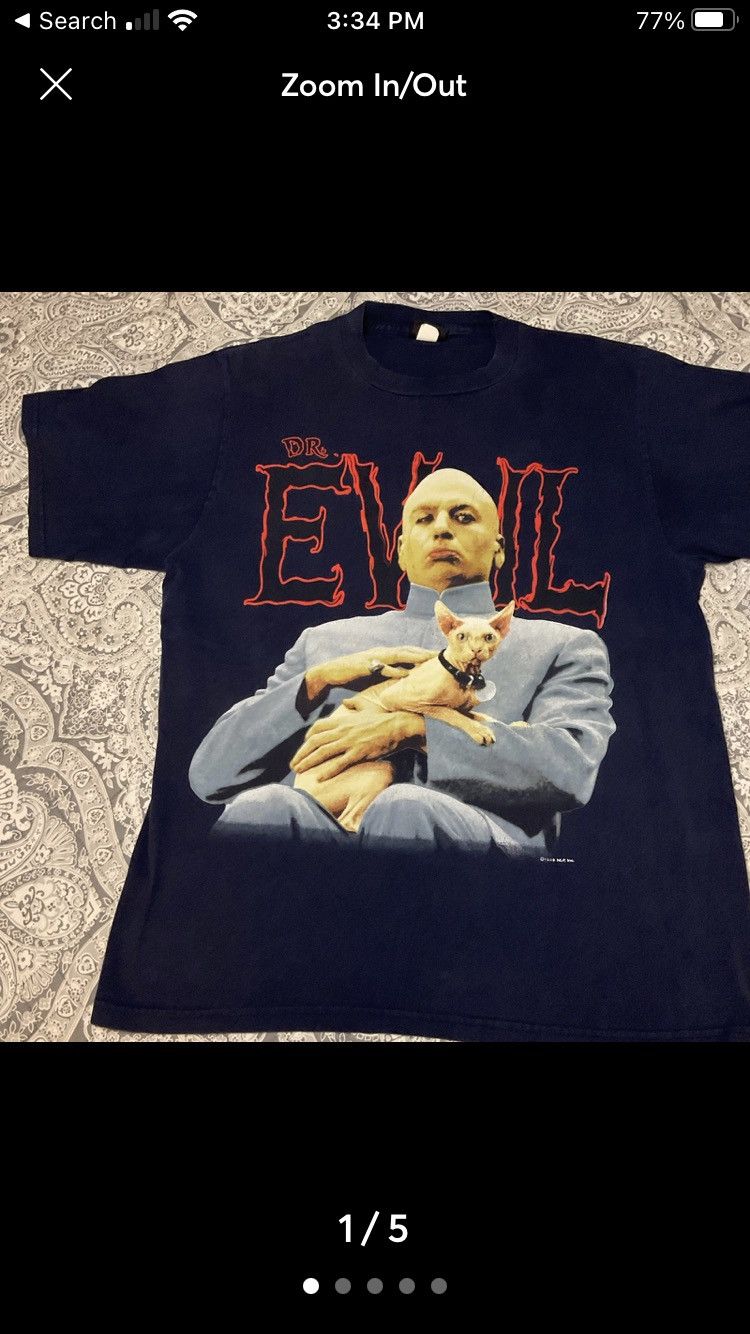 Vintage Vintage dr evil shirt large 99’ Size US L / EU 52-54 / 3 - 1 Thumbnail