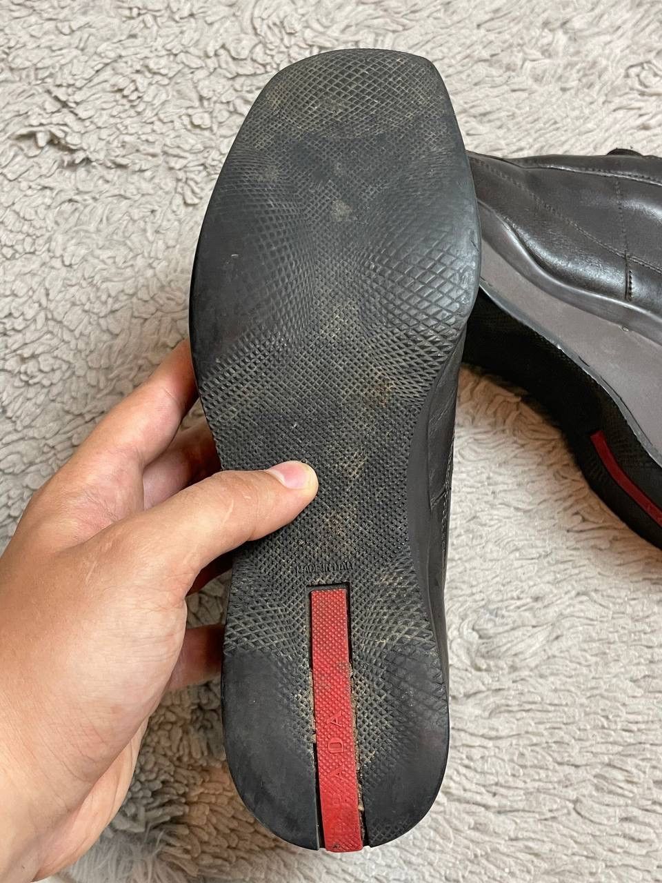 Prada × Vintage Prada Vintage 90’s leather boots Avantgarde Style Affliction Size US 6.5 / IT 36.5 - 6 Thumbnail