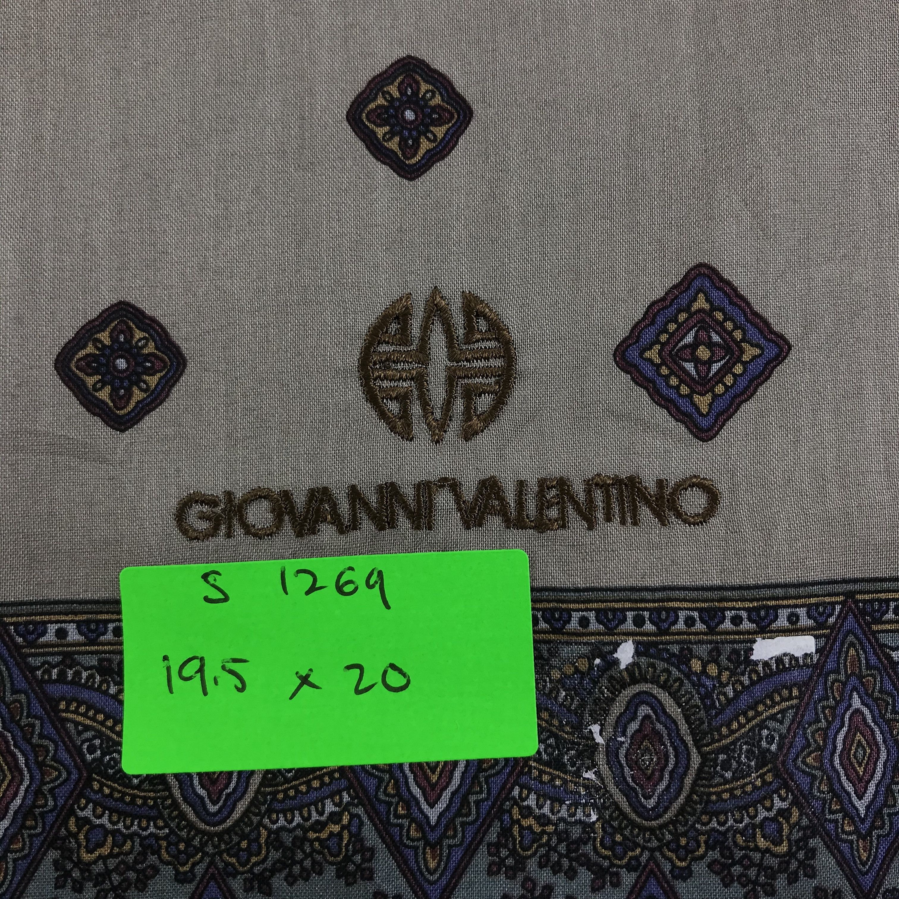 Giovanni Valentino × Vintage Giovanni Valentino Bandana / Handkerchief/Neckerchief -S1269 Size ONE SIZE - 5 Thumbnail