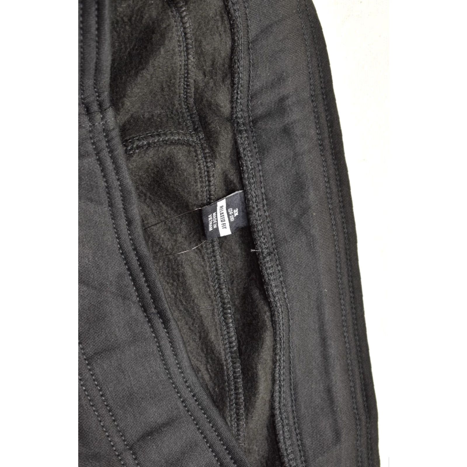 Carhartt VINTAGE Carhartt Women's 3X Relaxed Fit Fleece Lined Sweatpants Black Joggers BN5510-W Size 40" / US 18 - 7 Thumbnail