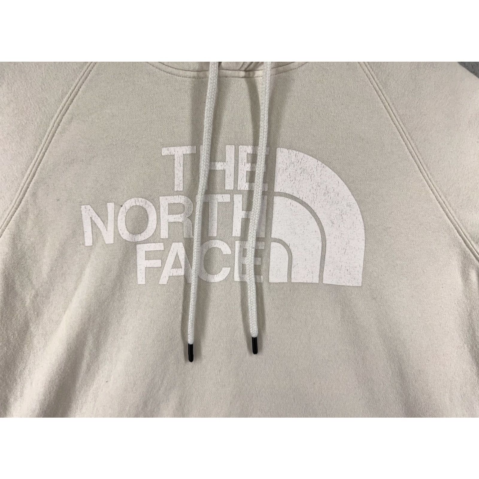 The North Face The North Face Be IG Beige Pullover Hoodie Womens Large Cotton Blend Pocket Sweatshirt Shirt Size L / US 10 / IT 46 - 6 Thumbnail