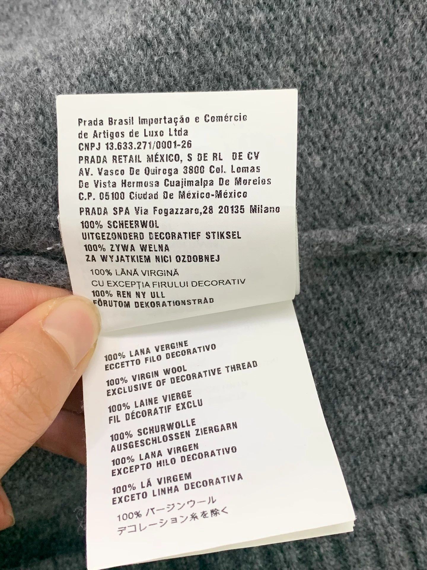 Miu Miu Miu Miu Gray Alice Sweater 36 New Size XS / US 0-2 / IT 36-38 - 6 Thumbnail