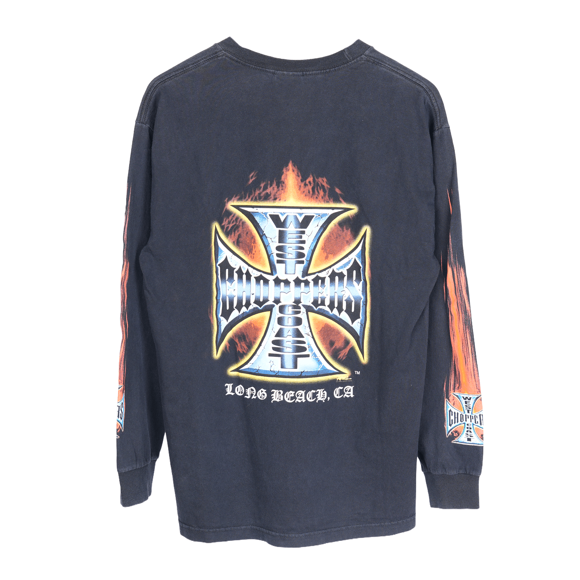 Vintage WCC WEST COAST CHOPPERS CHOPPER FOR LIFE LONG SLEEVE Size US XL / EU 56 / 4 - 2 Thumbnail