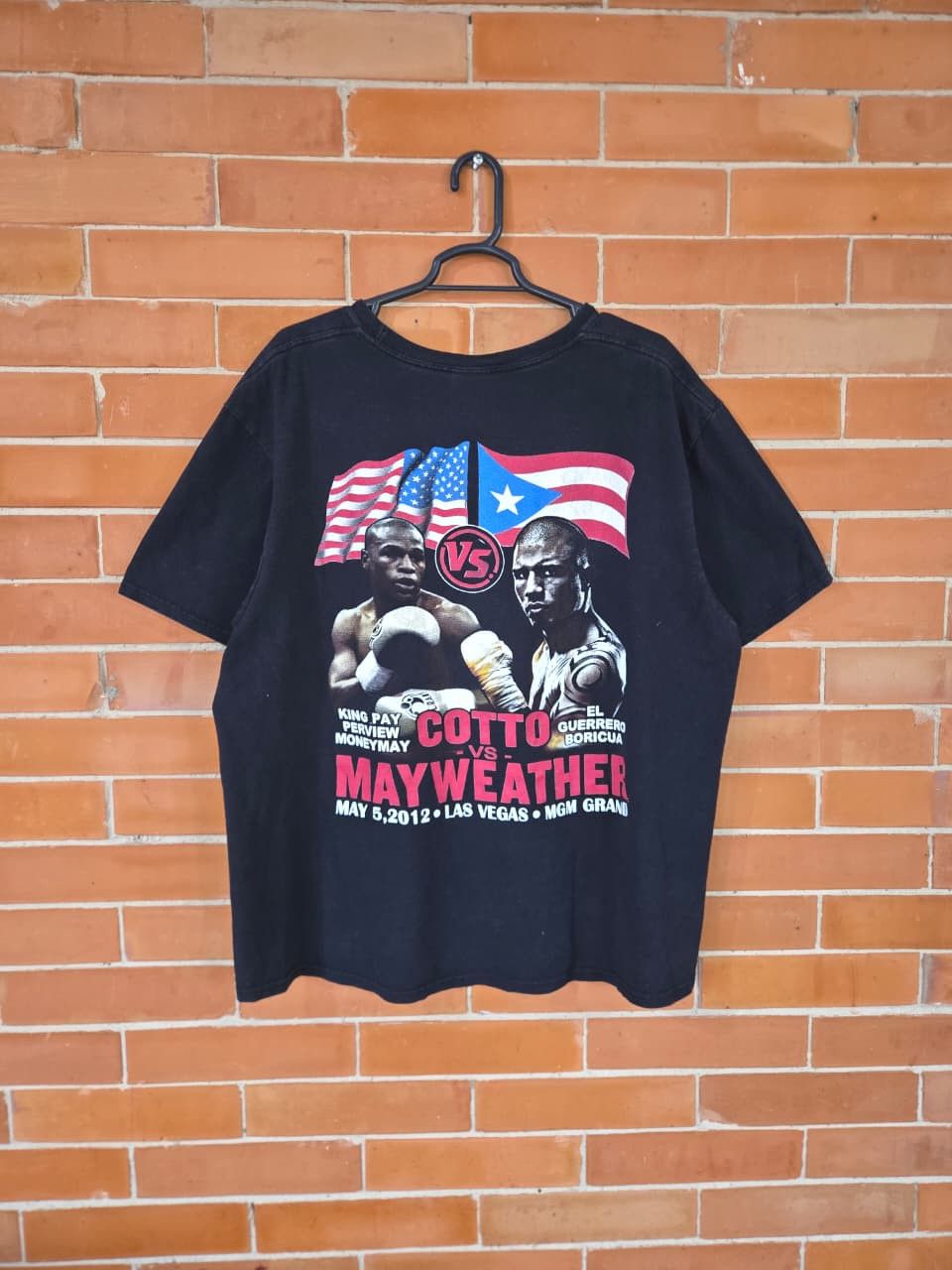 Vintage 2012 Mayweather vs Miguel Angel Cotto Size US XL / EU 56 / 4 - 5 Thumbnail